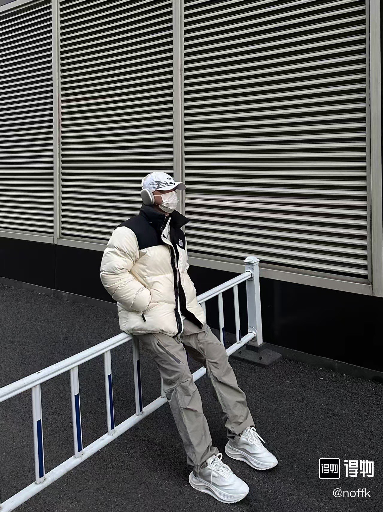 #The North Face / 北面 1996Nuptes羽绒服上身效果