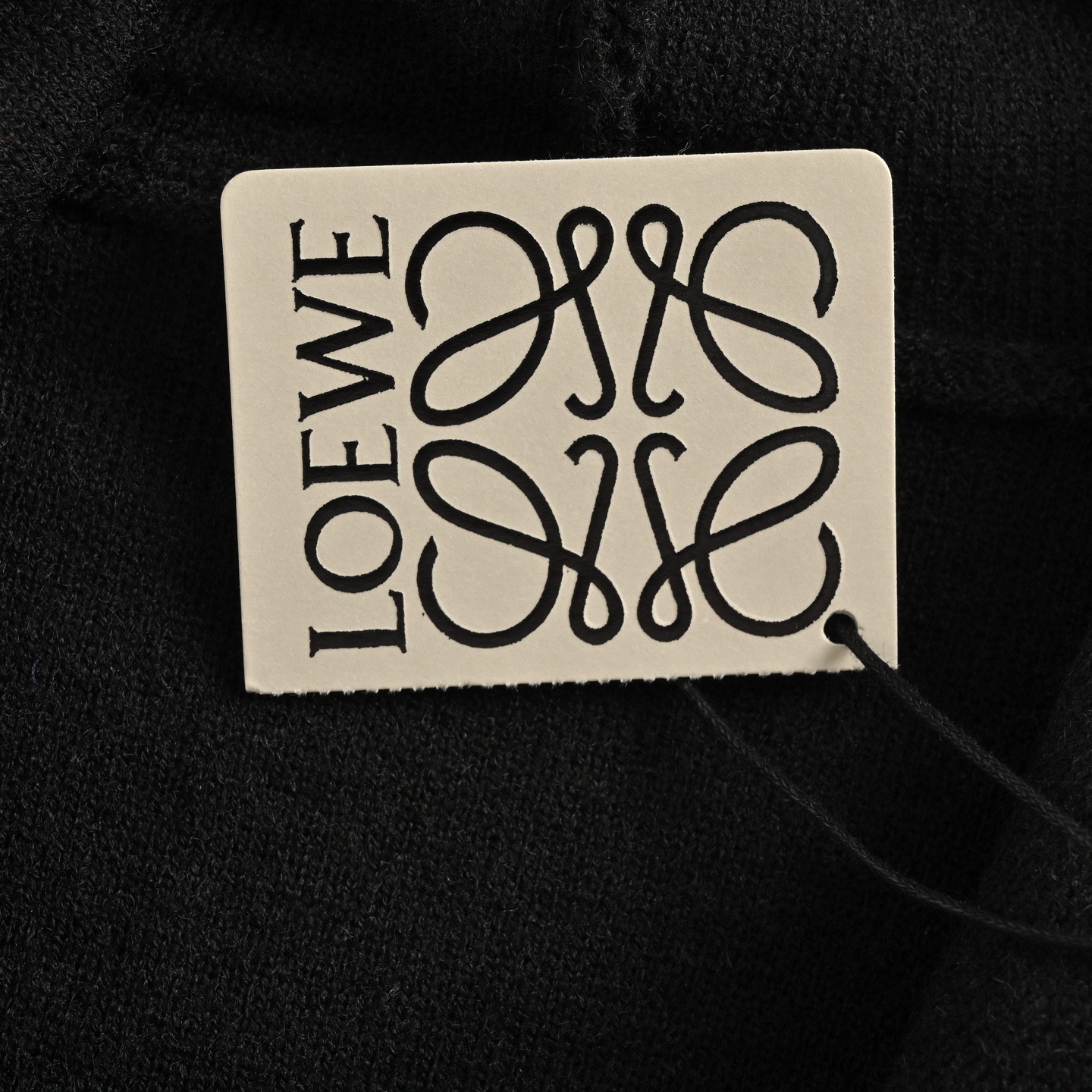 Loewe/罗意威 25Fw 徽标刺绣针织连帽毛衣 定织上乘羊毛纱线 细腻柔软