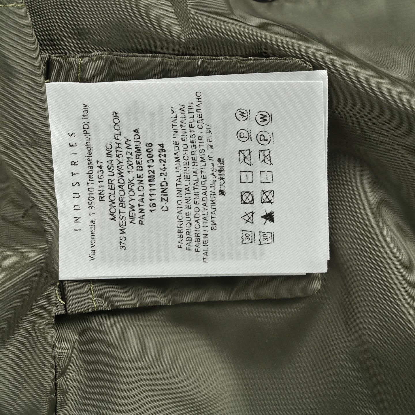 Moncler/蒙口 多口袋功能性工装夹克外套