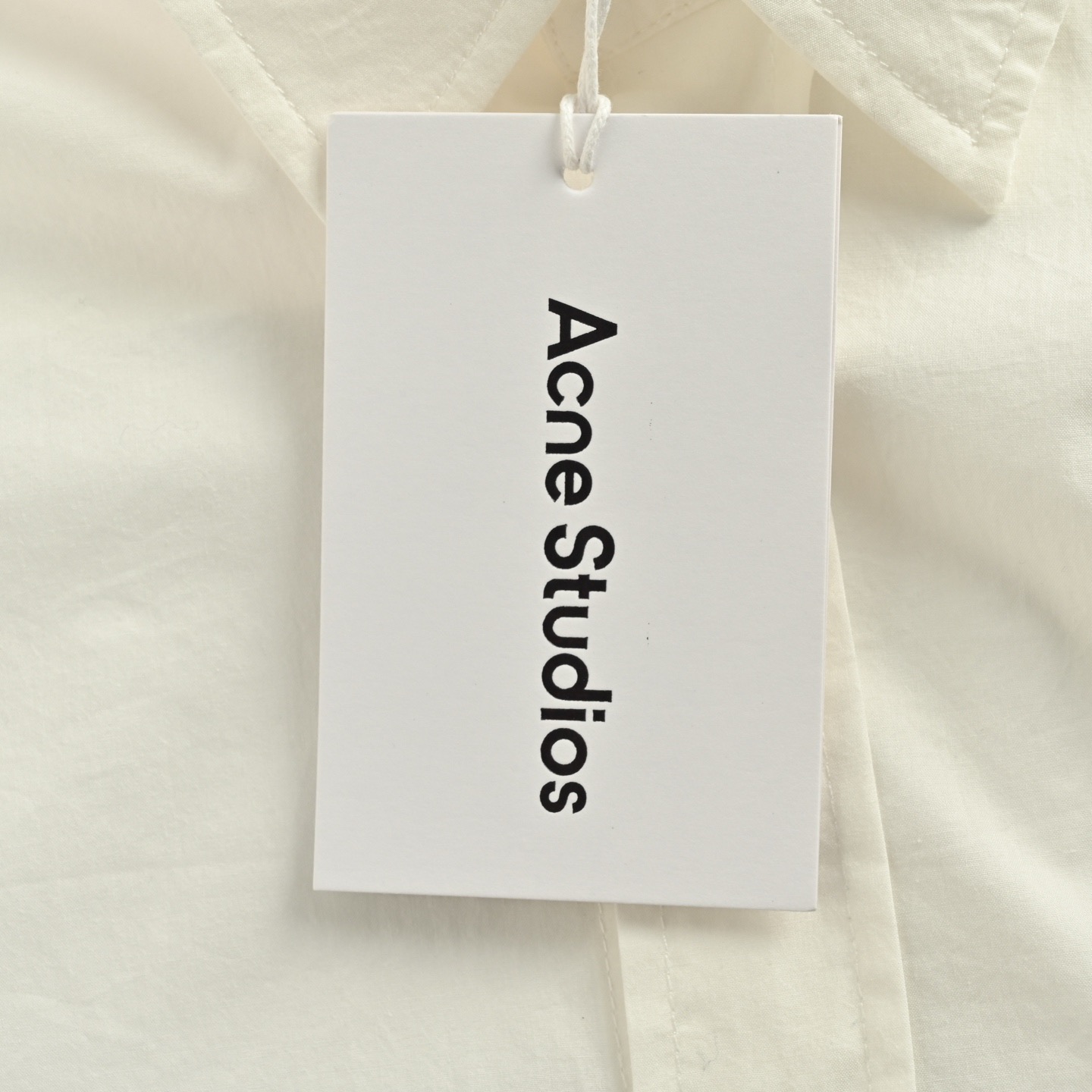 Acne Studios 25Fw 提花徽标廓形衬衫