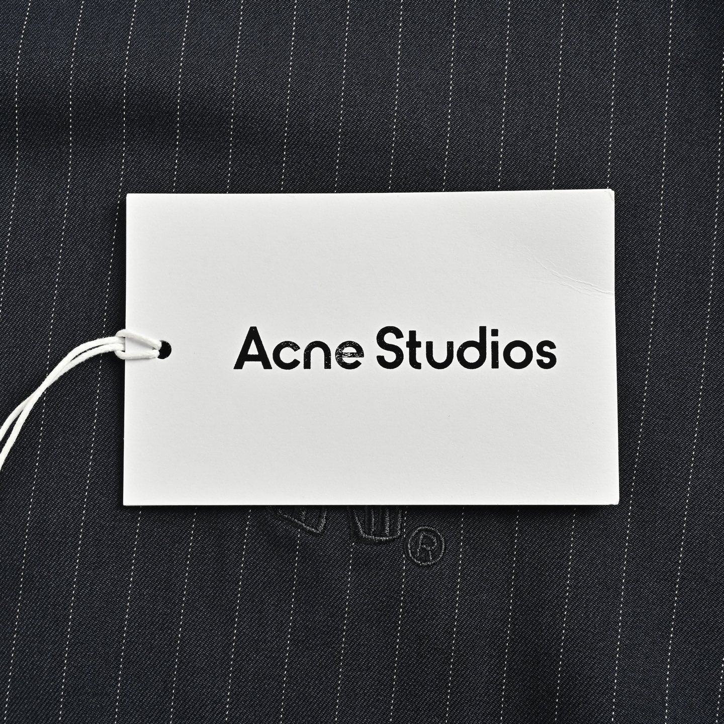 Acne Studios 25Fw 蝴蝶结刺绣条纹夹克外套