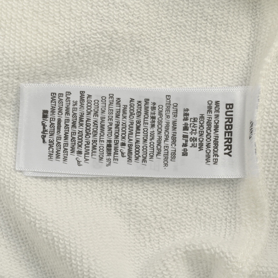 Burberry/巴宝莉 经典重影字母印花圆领卫衣