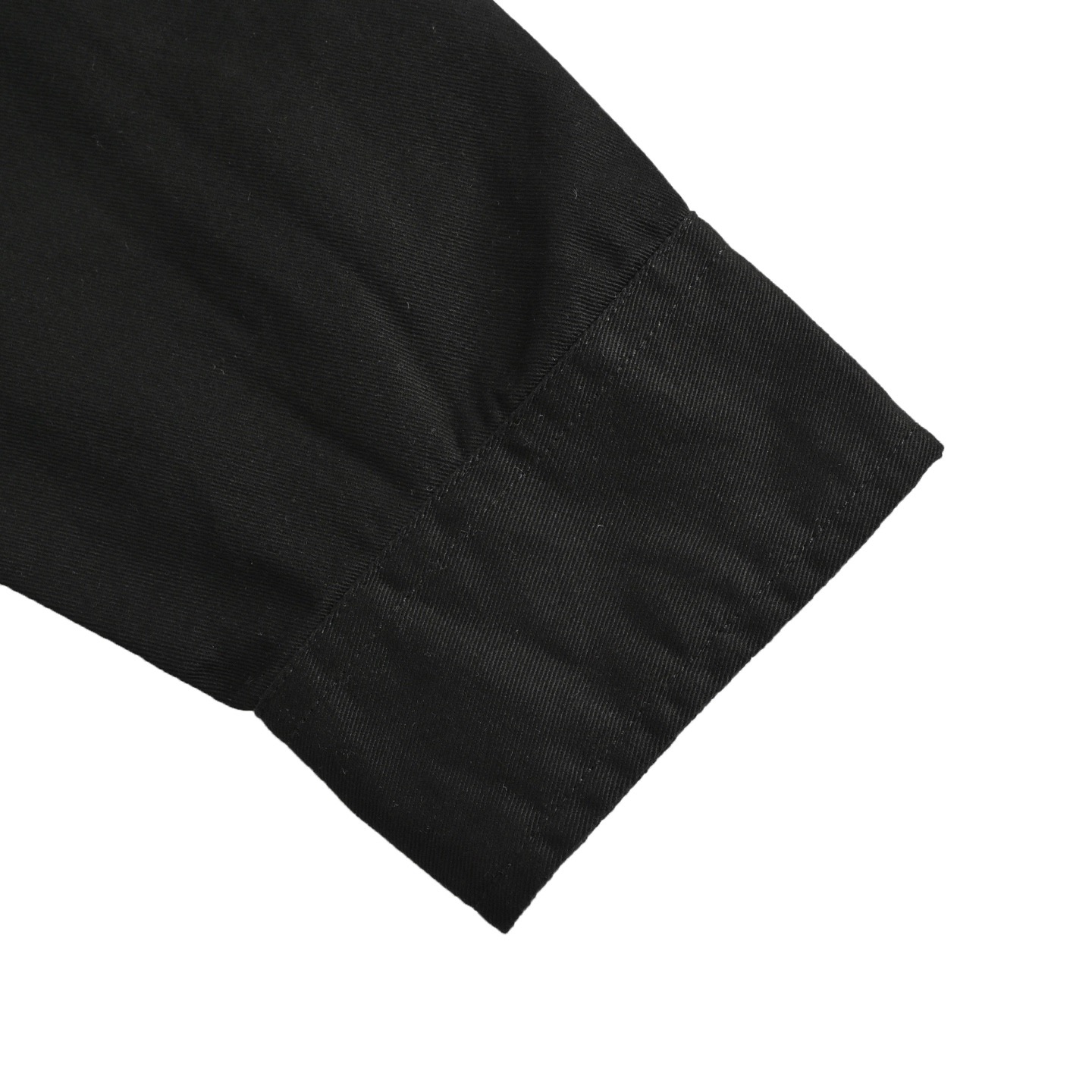 SaintLaurent/圣罗兰 口袋刺绣字母帆布衬衫外套