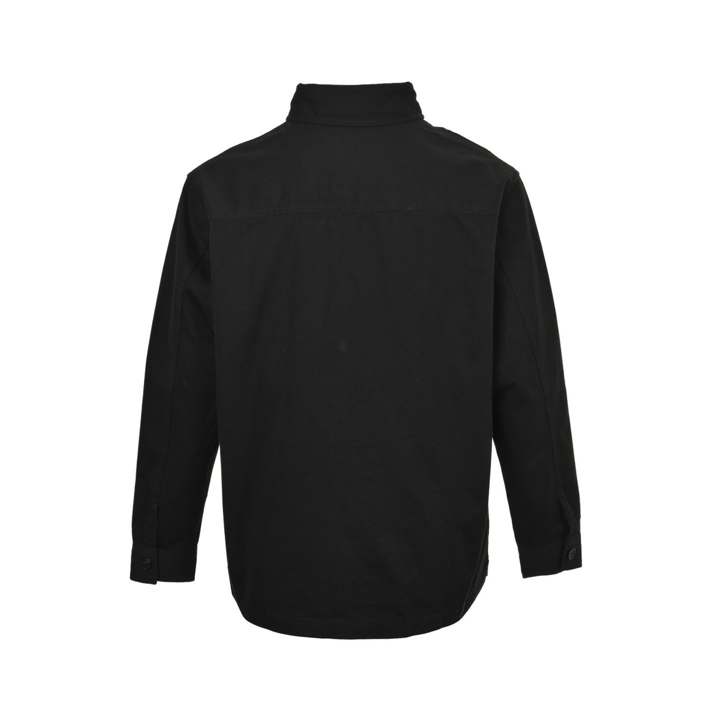 SaintLaurent/圣罗兰 口袋刺绣字母帆布衬衫外套