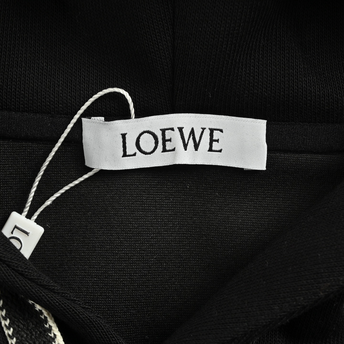 Loewe/罗意威 25Fw 毛巾绣贴布徽标连帽卫衣 罗意威新款卫衣