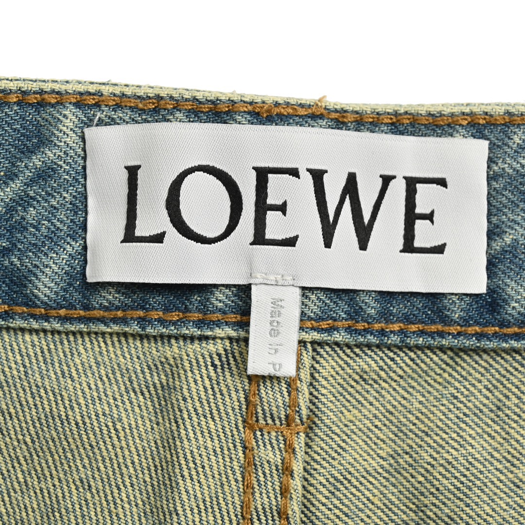 Loewe/罗意威 24Fw 纯色简约牛仔裤