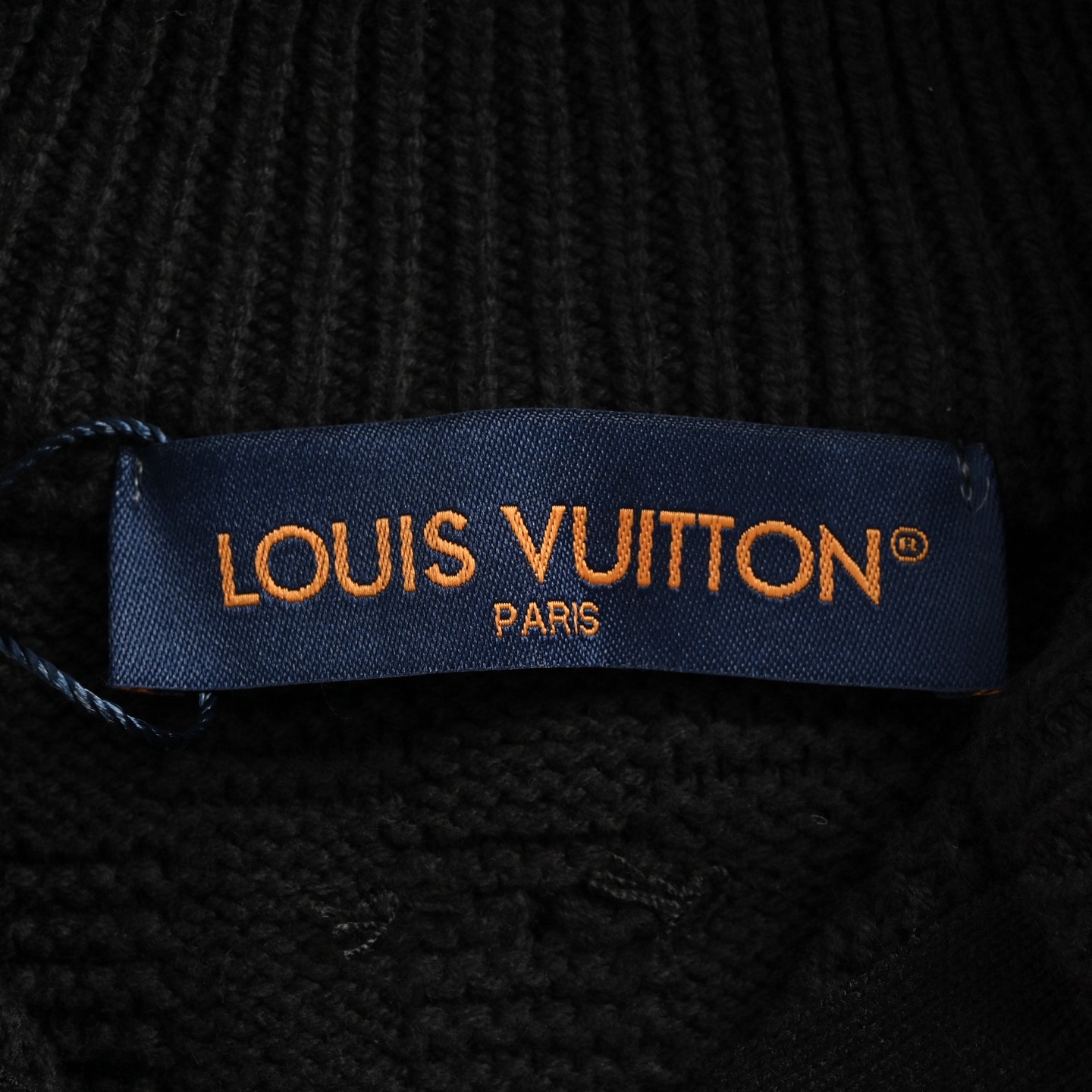 Louis Vuitton/路易威登 25Fw 棋盘格半拉链立领毛衣