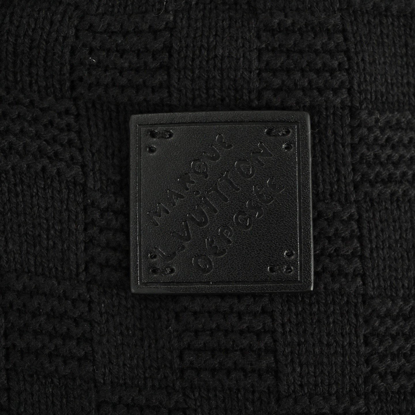 Louis Vuitton/路易威登 25Fw 棋盘格半拉链立领毛衣