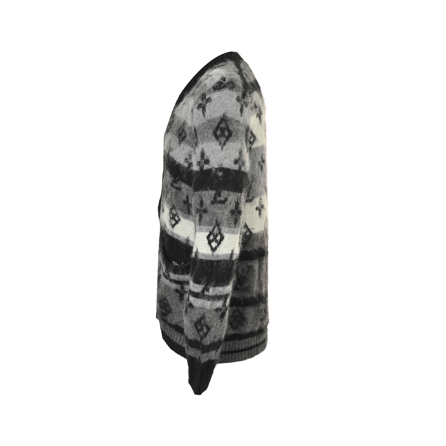 Louis Vuitton/路易威登 24Fw Monogram老花马海毛开衫毛衣