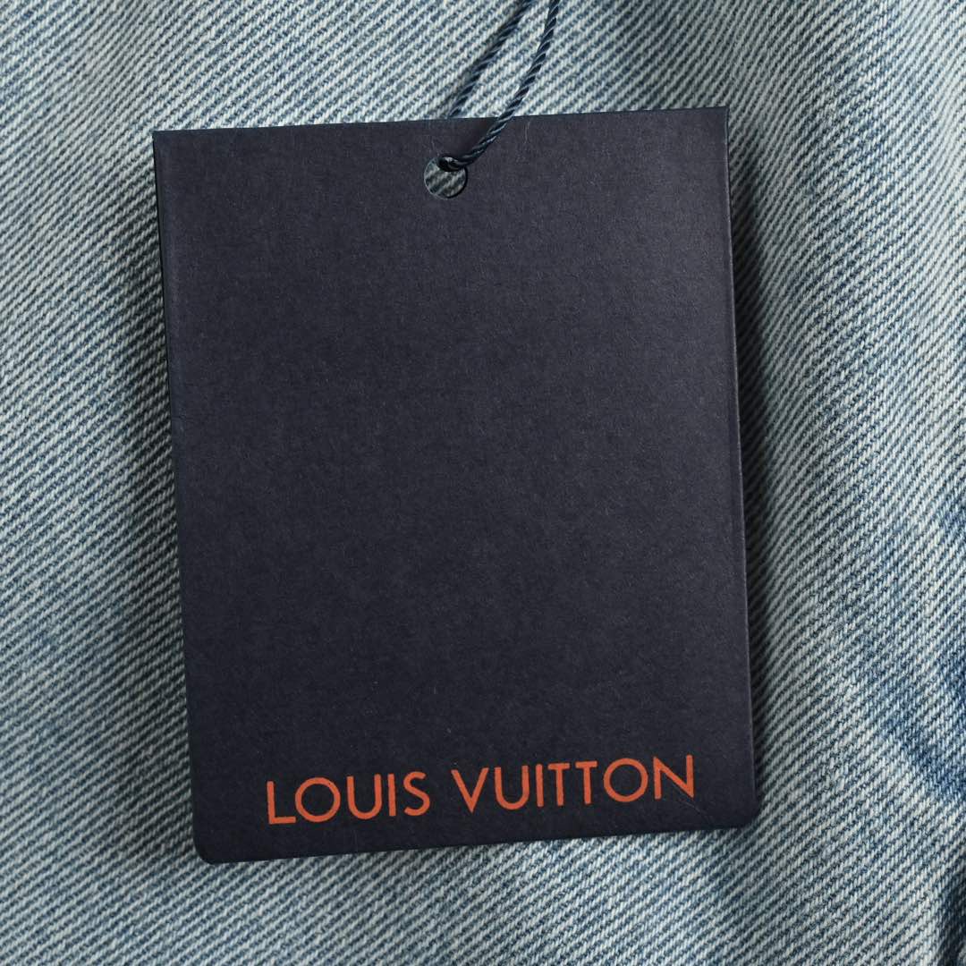 Louis Vuitton/路易威登 24Fw 刺绣logo牛仔裤
