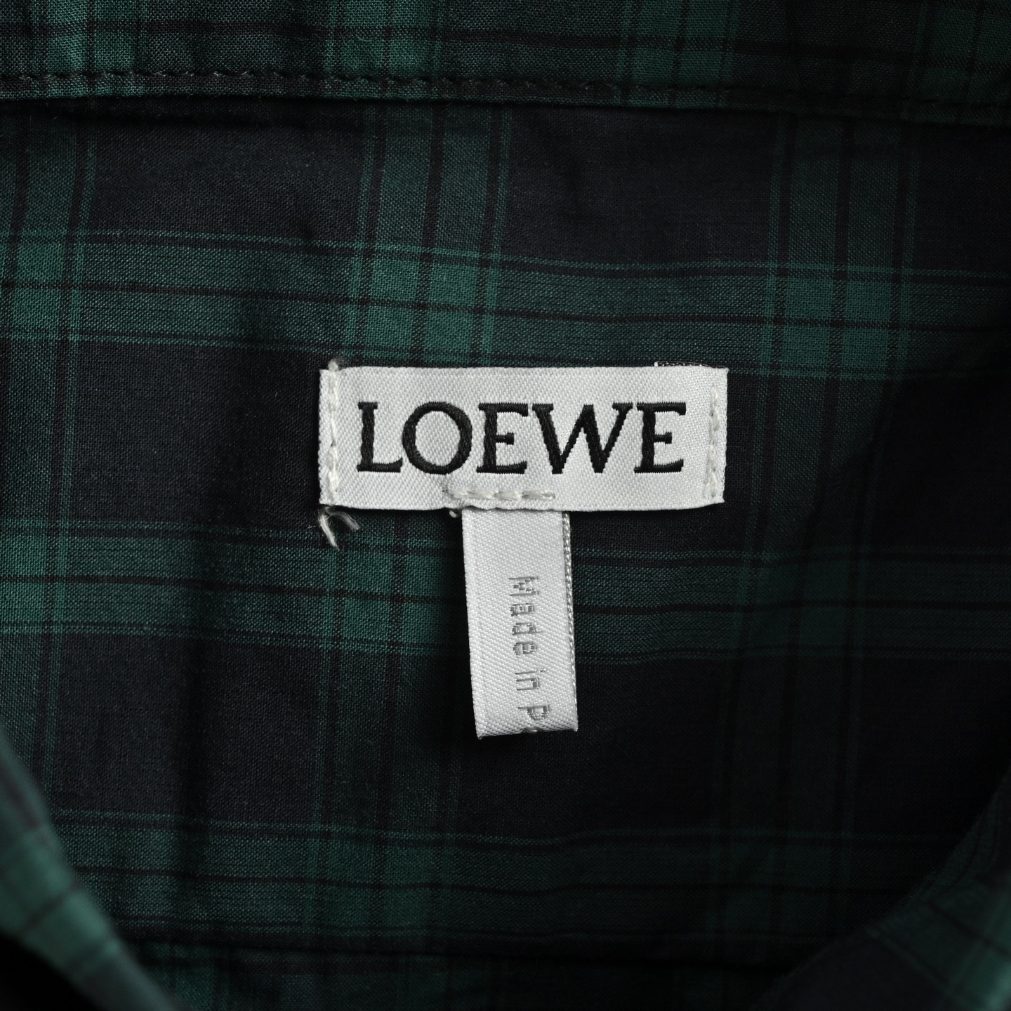 Loewe/罗意威 25ss 内里格纹拉链拼接假两件夹克外套