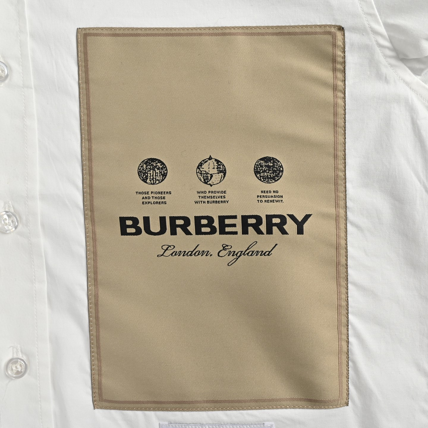 Burberry/巴宝莉 经典标签贴布格纹衬衫