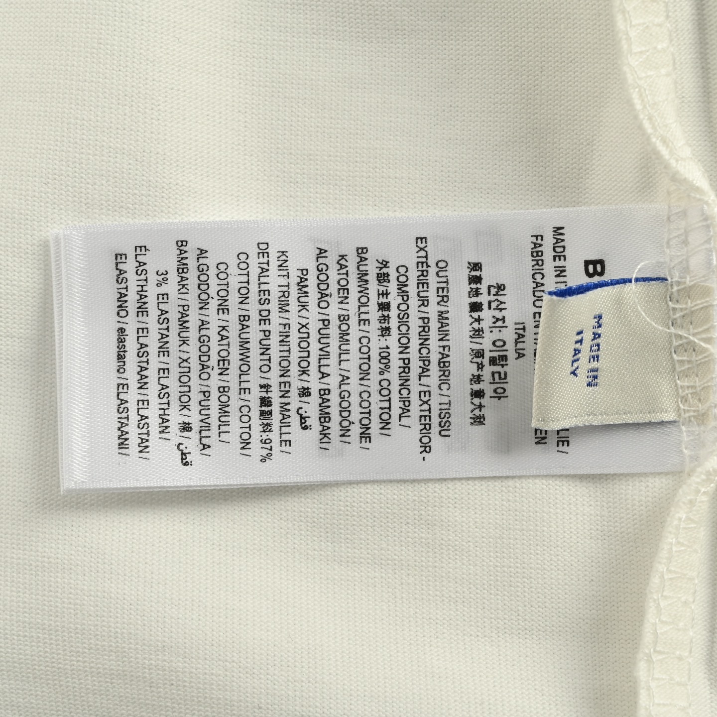 Burberry/巴宝莉 25Fw 字母帆船彩绘印花长袖T恤 黑色 白色