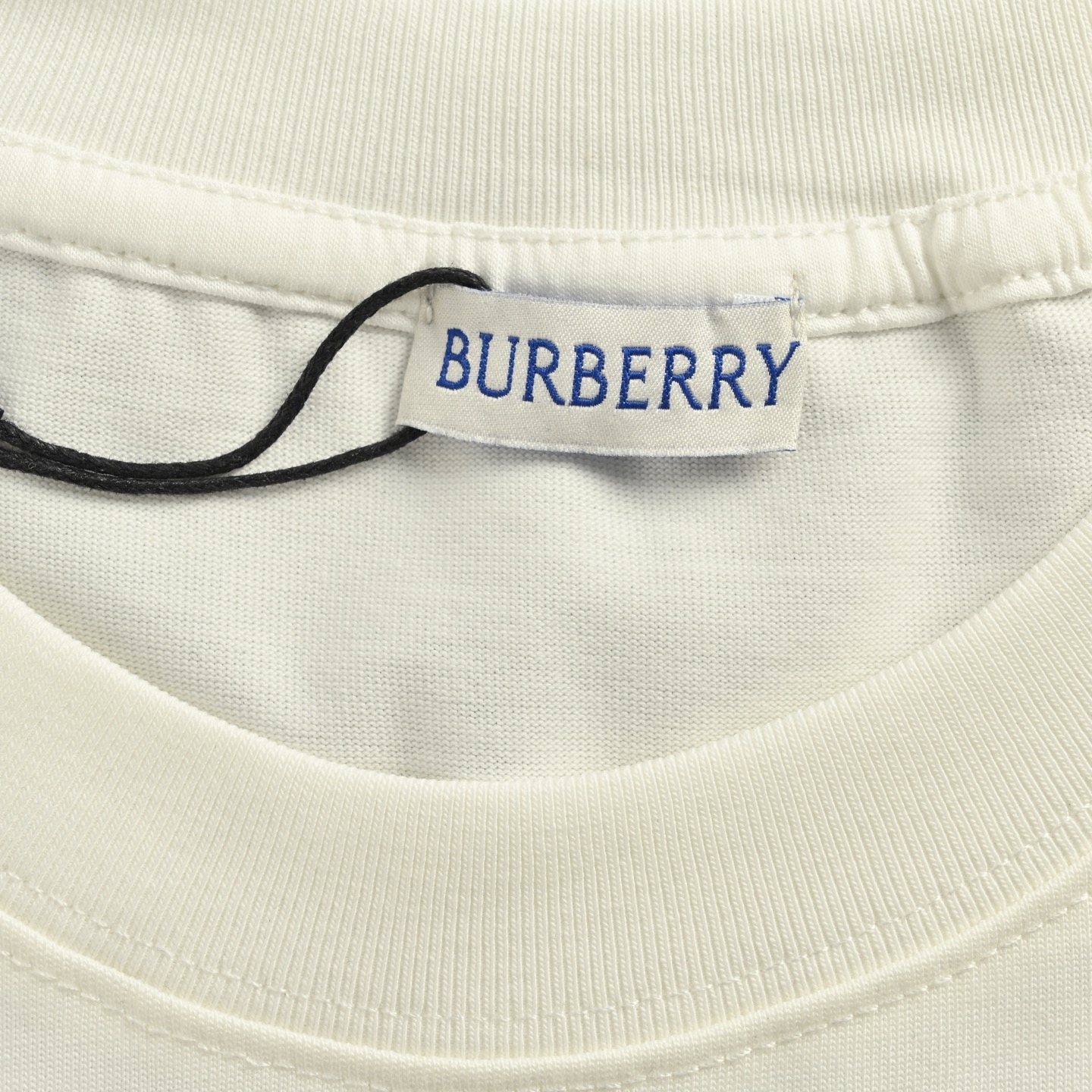 Burberry/巴宝莉 25Fw 字母帆船彩绘印花长袖T恤 黑色 白色