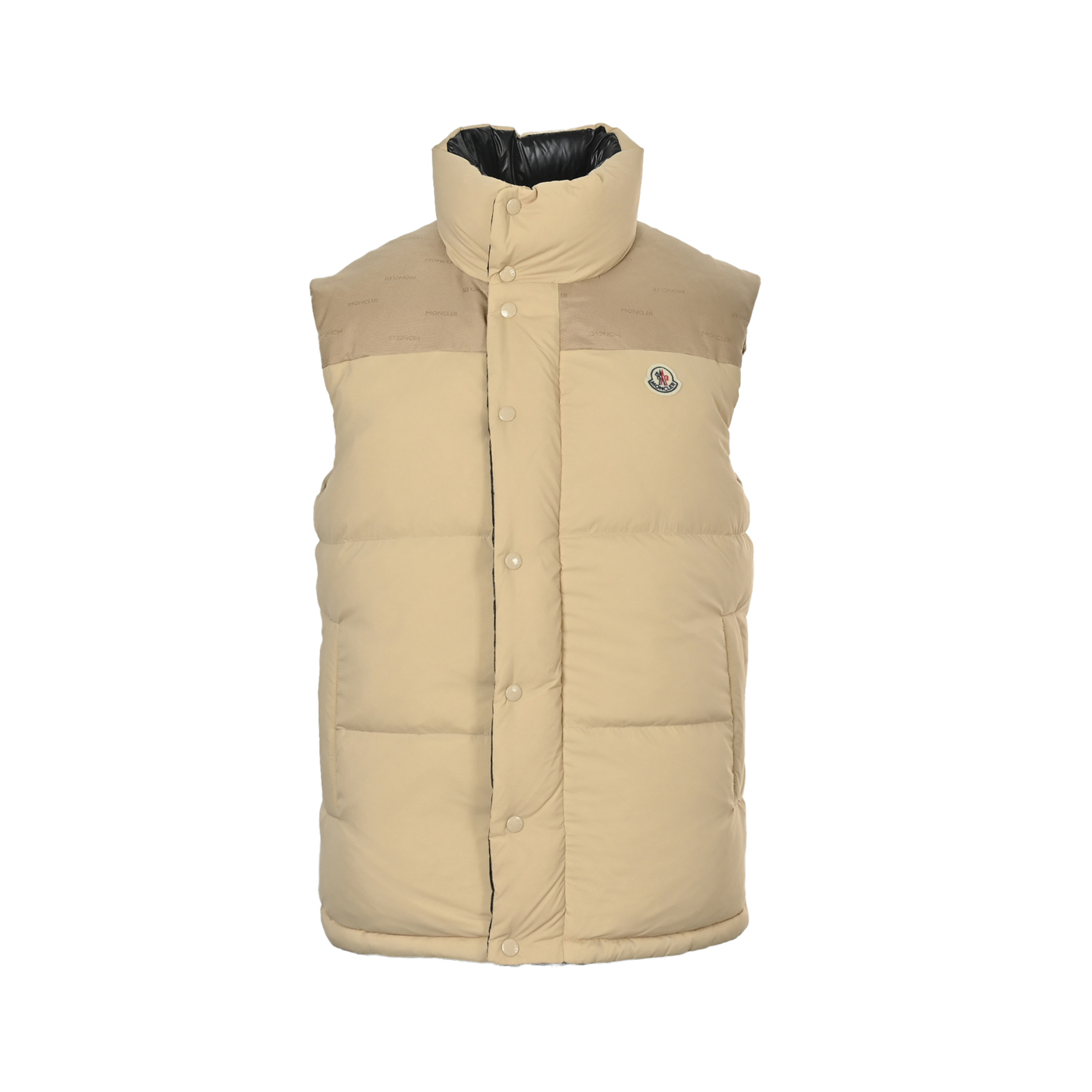 Moncler/蒙口 25F Verone可拆卸双面羽绒服黑色 卡其 米白