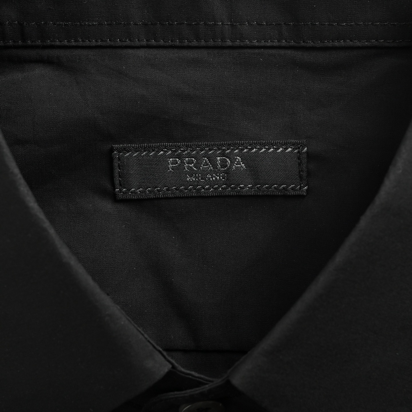 Prada/普拉达 25ss 烫图字母logo印花衬衫