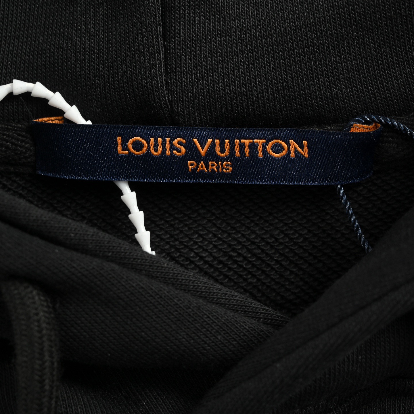 Louis Vuitton/路易威登 25Fw 老花渐变印花连帽卫衣 黑色/白色