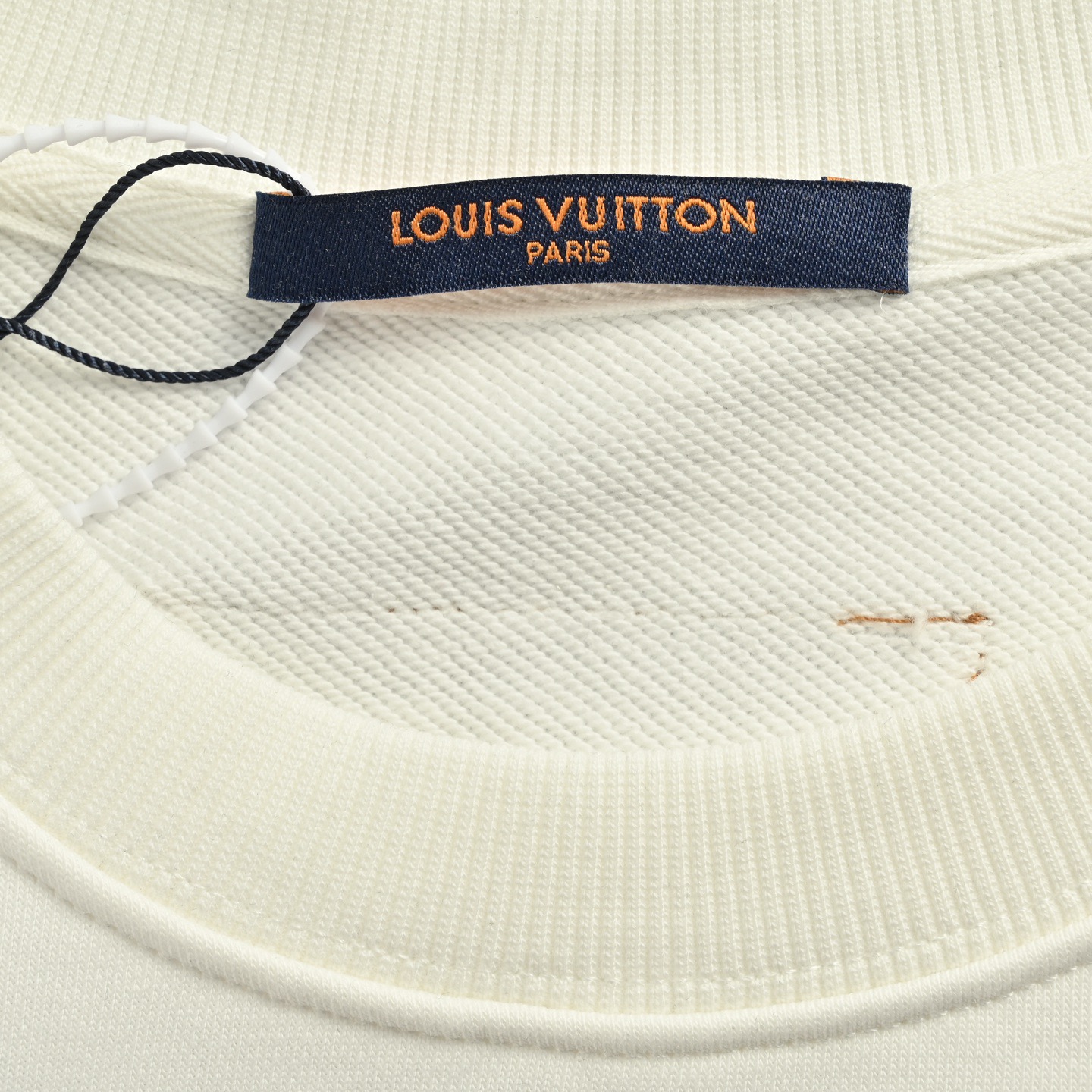Louis Vuitton/路易威登 25Fw 老花渐变印花圆领卫衣 黑色/白色