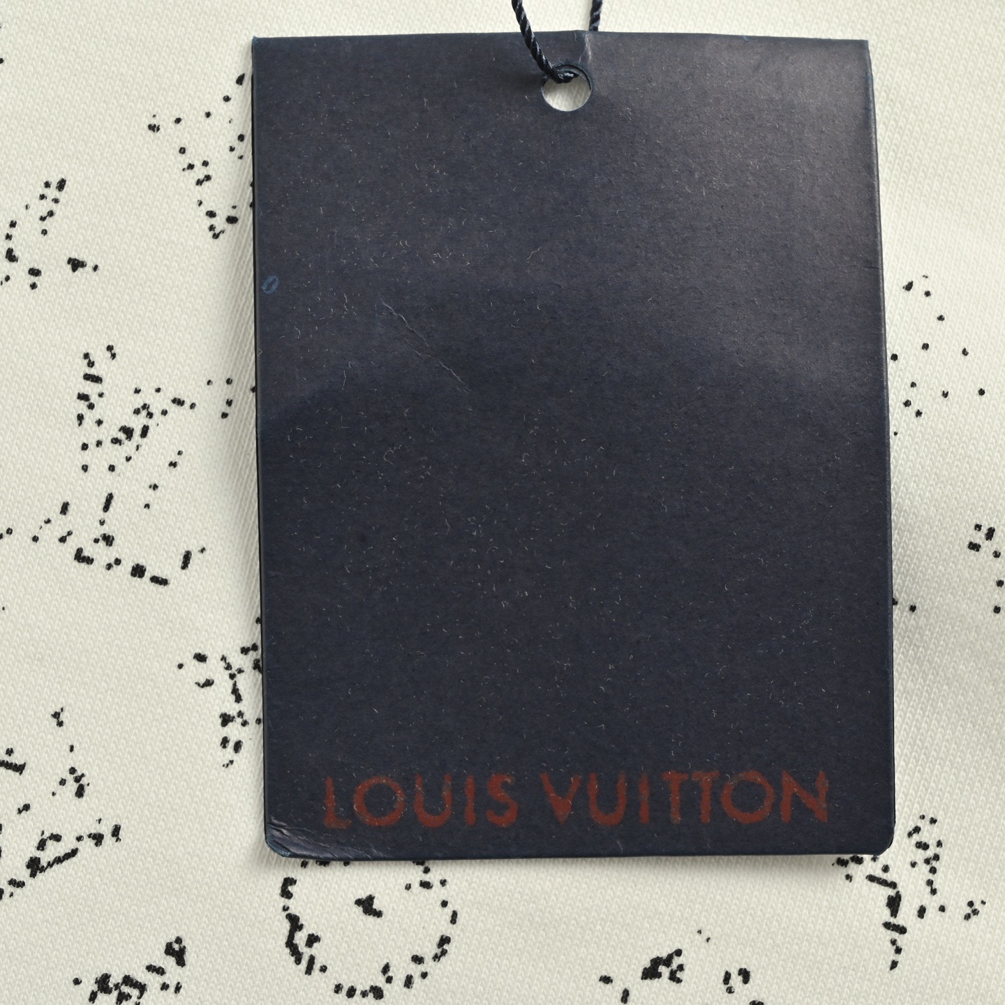 Louis Vuitton/路易威登 25Fw 老花渐变印花圆领卫衣 黑色/白色