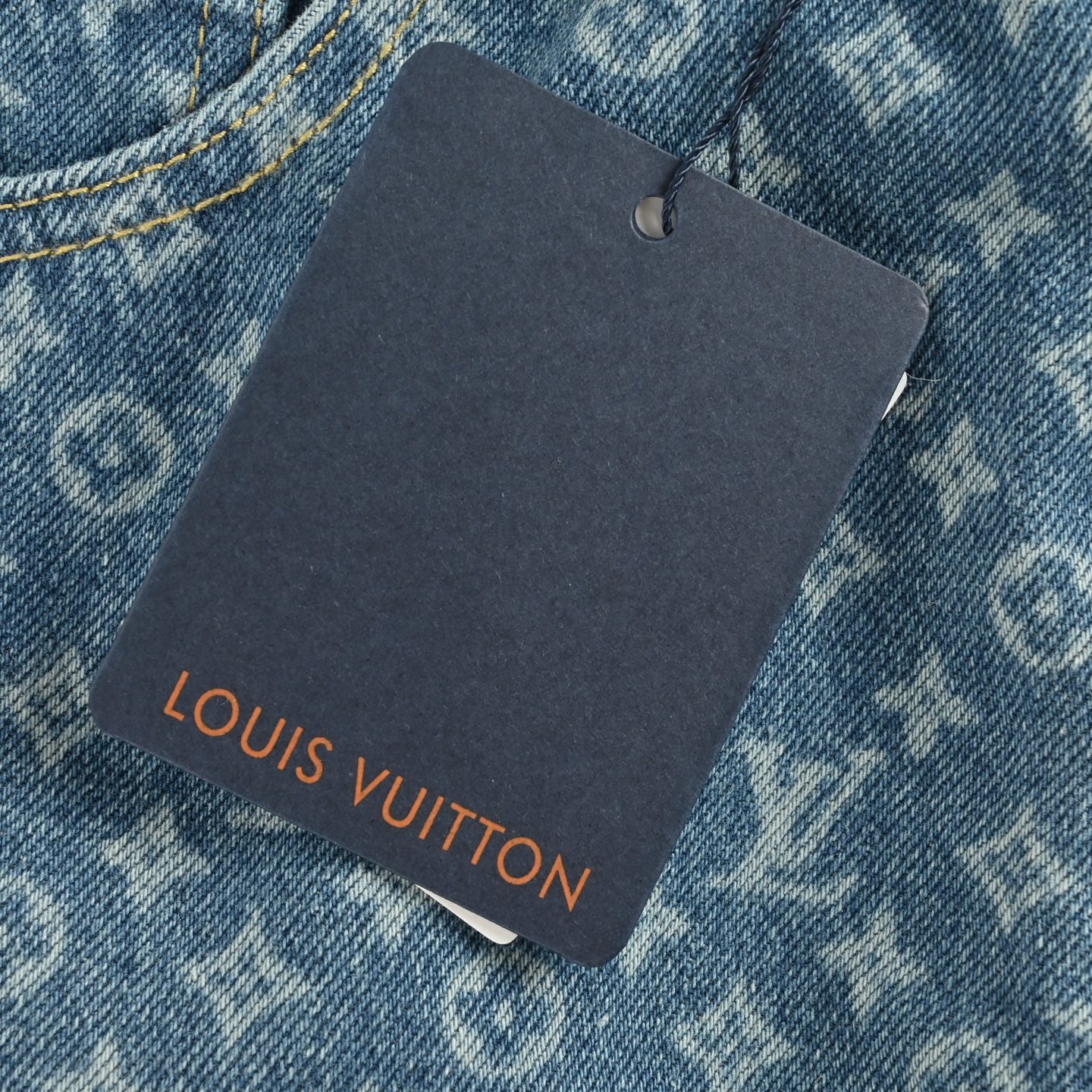 Louis Vuitton/路易威登 25Fw 老花满印微喇牛仔裤