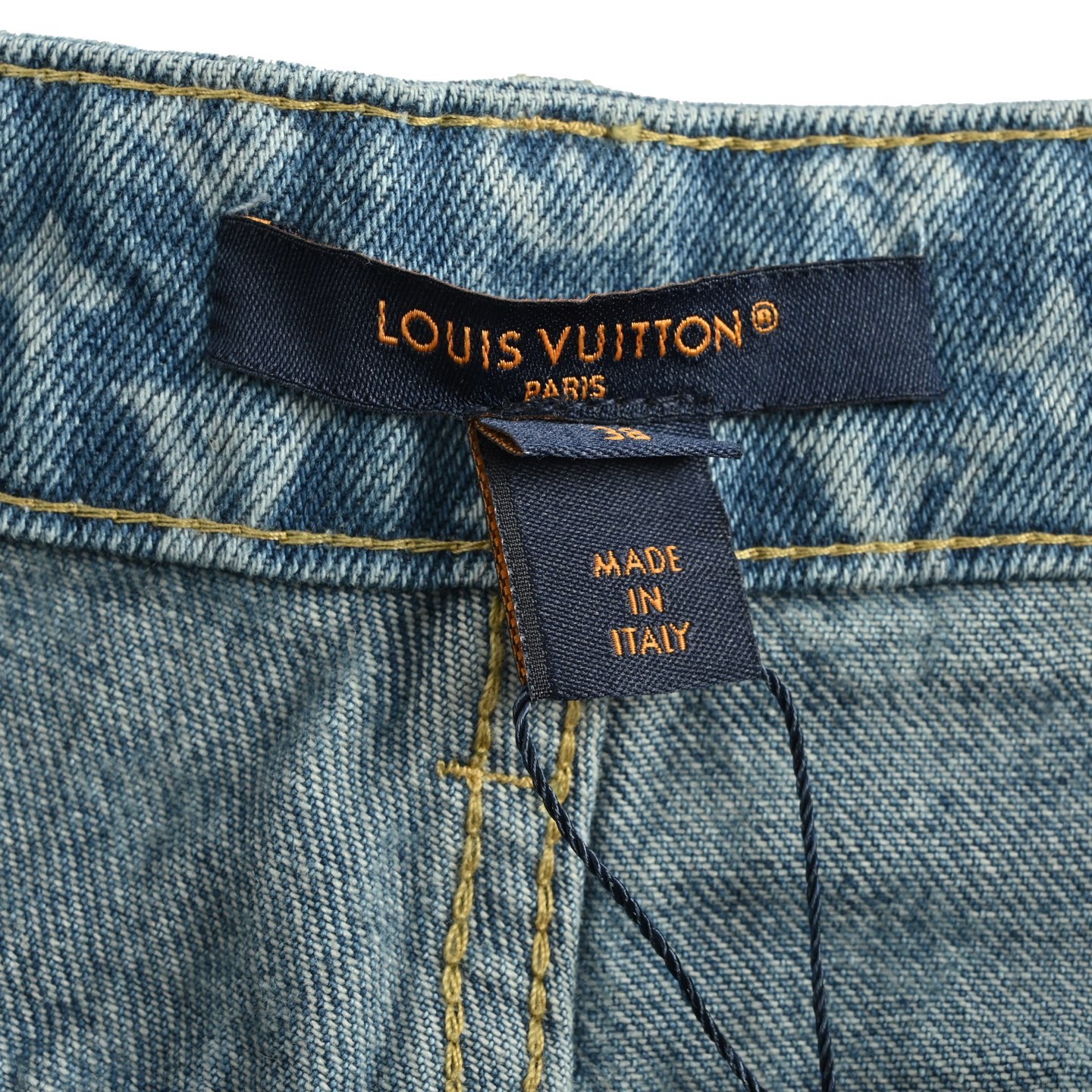 Louis Vuitton/路易威登 25Fw 老花满印微喇牛仔裤