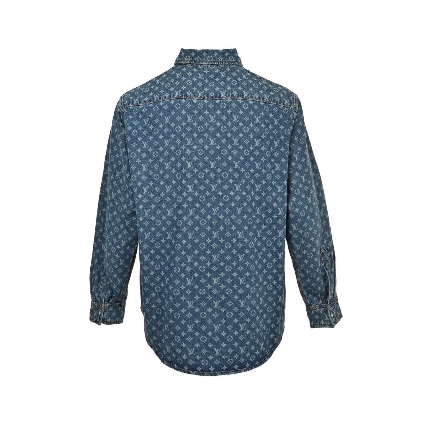 Louis Vuitton/路易威登 25Fw 满印老花牛仔衬衫外套