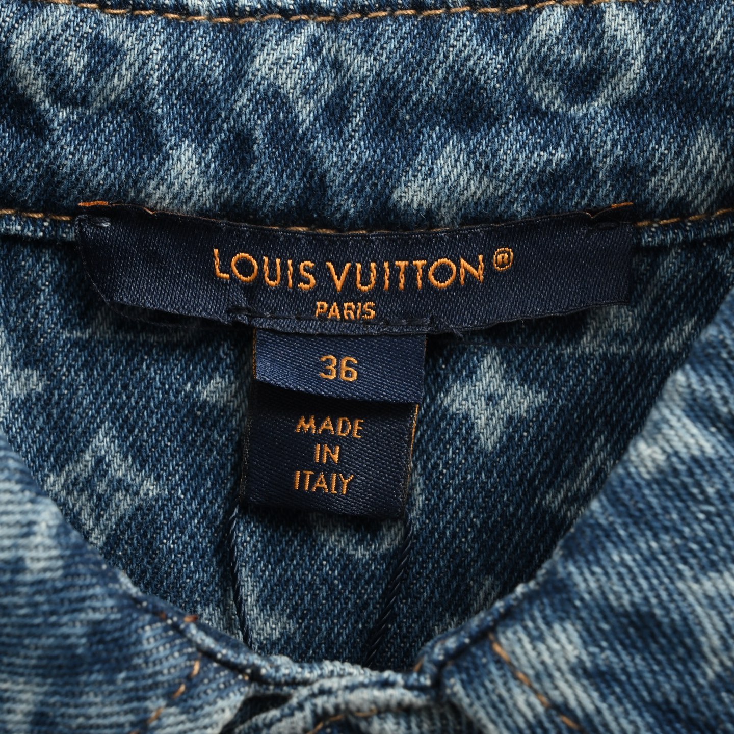 Louis Vuitton/路易威登 25Fw 满印老花牛仔衬衫外套