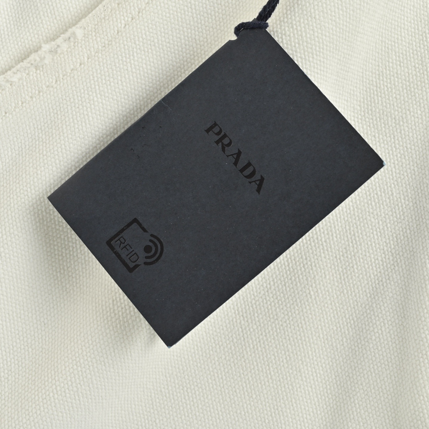 Prada/普拉达 25ss 三角皮牌伐木工装牛仔裤 真牛皮三角标牌