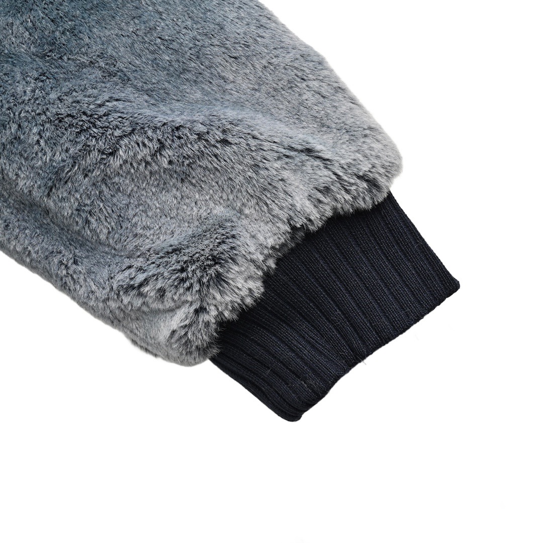 Louis Vuitton/路易威登 满印老花皮草外套 面料的要求和起订量特别大前前后后打了十几次样天然渲染顶级人造兔毛
