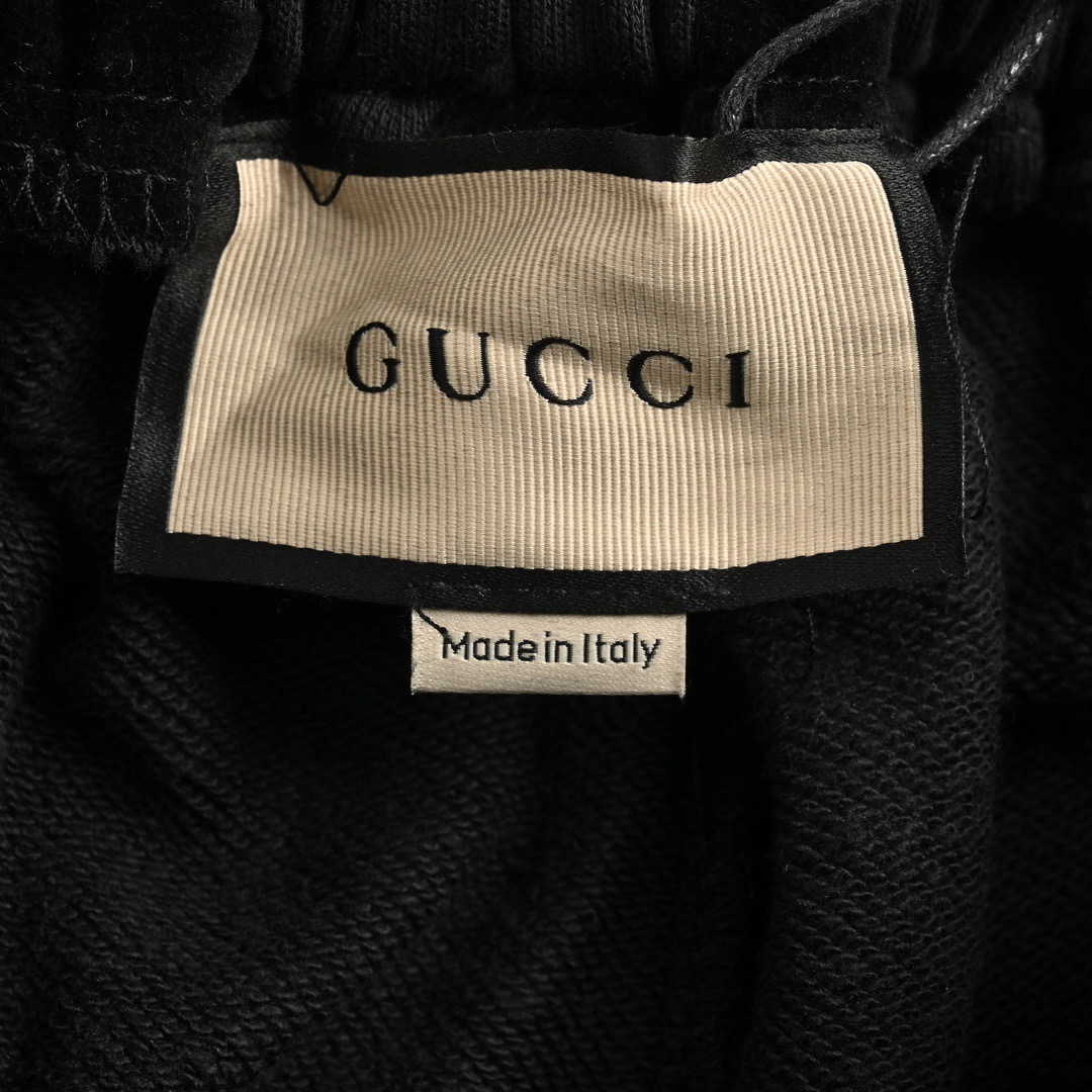 Gucci/古驰 24Fw 双G植绒印花套装长裤