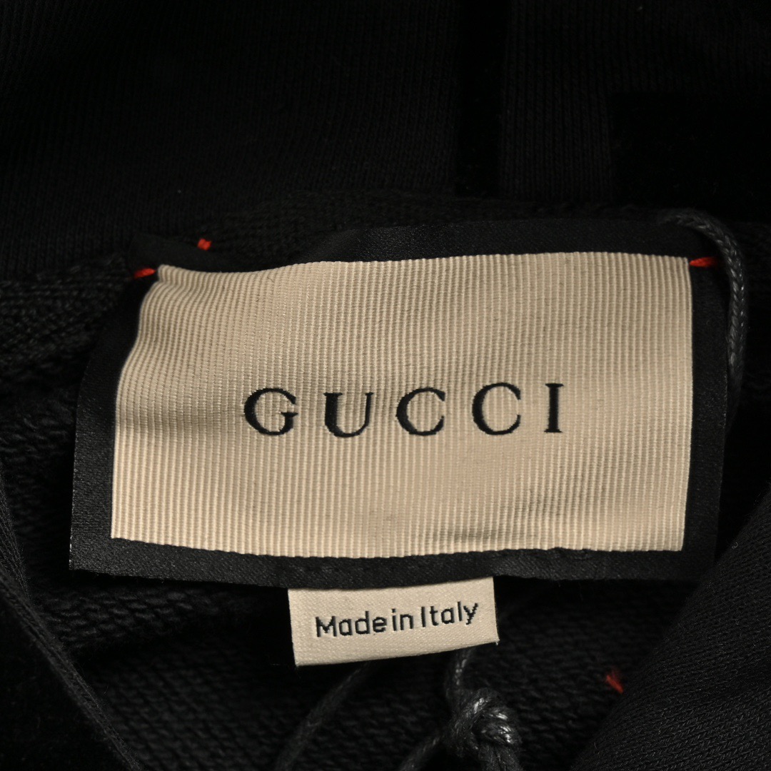 Gucci/古驰 24Fw 双G植绒印花套装连帽卫衣
