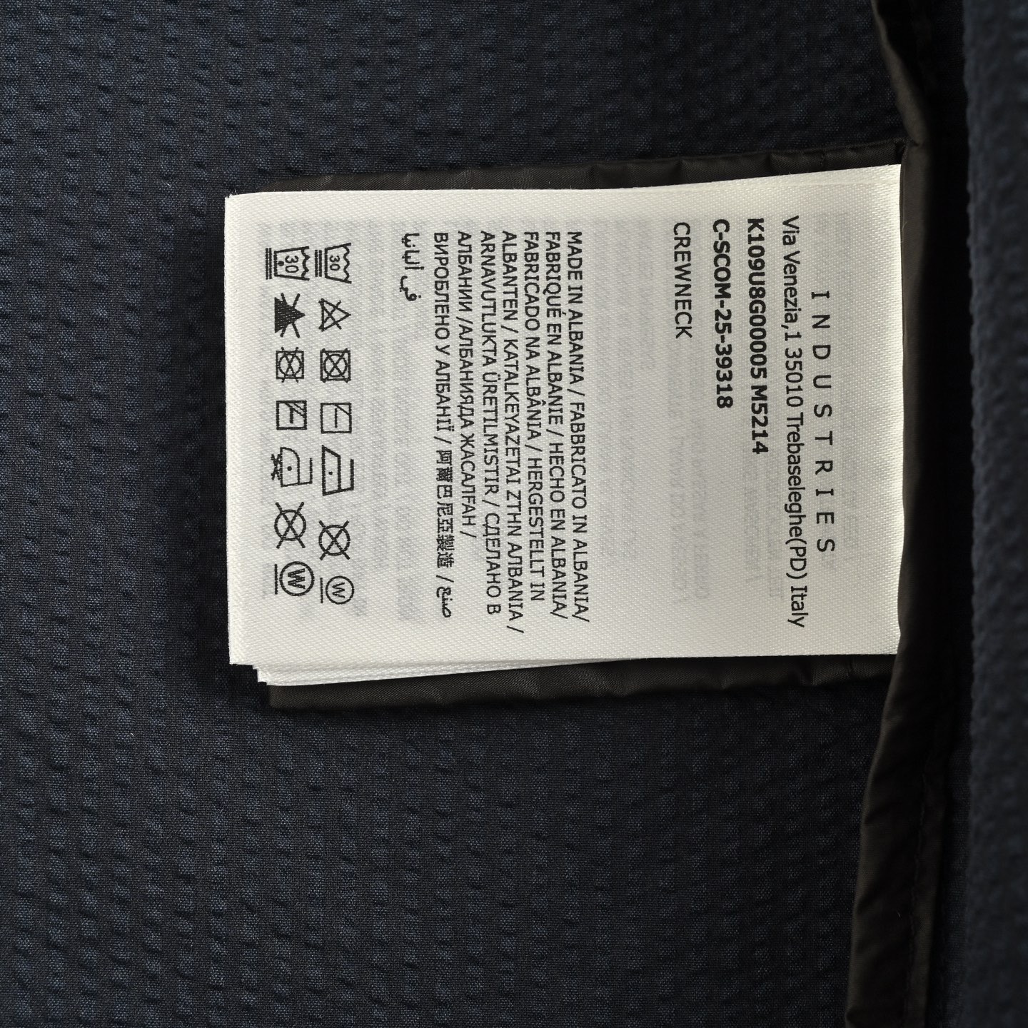 Moncler/蒙口 25Fw 袖标泡泡皱夹克外套