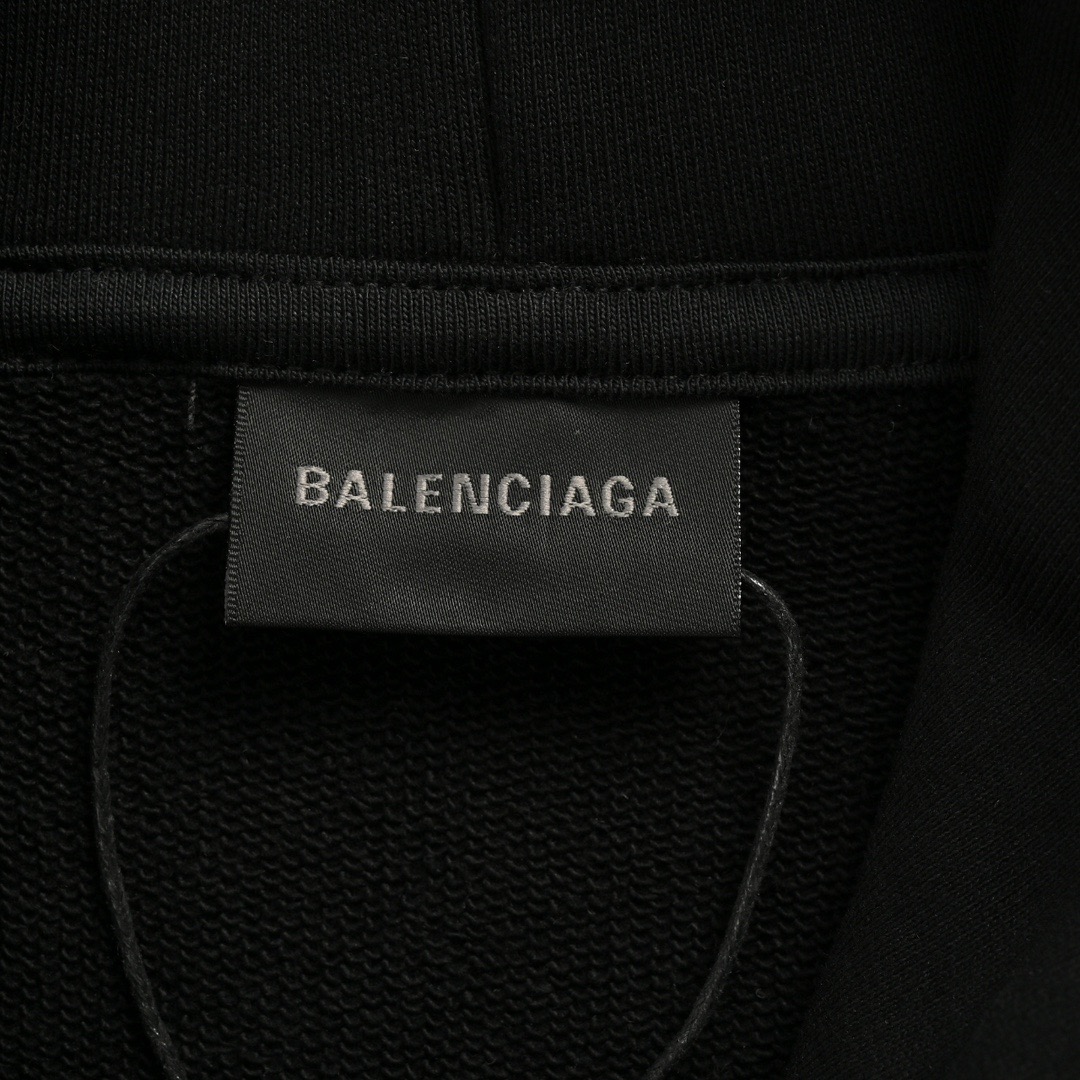 Balenciaga/巴黎世家 24Fw 美纹纸胶带连帽卫衣