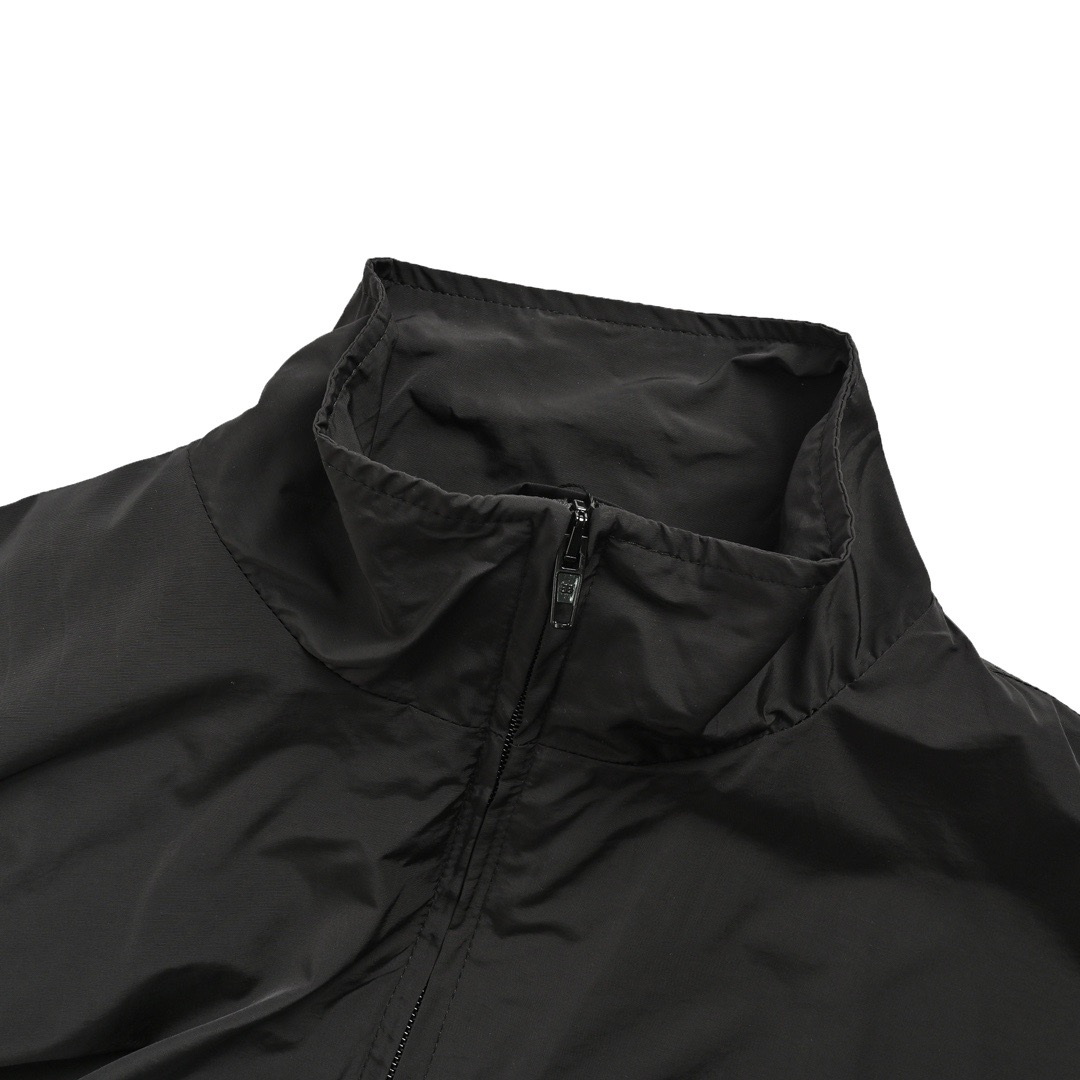 Balenciaga/巴黎世家 24Fw 美纹纸黑黄胶带冲锋衣夹克外套