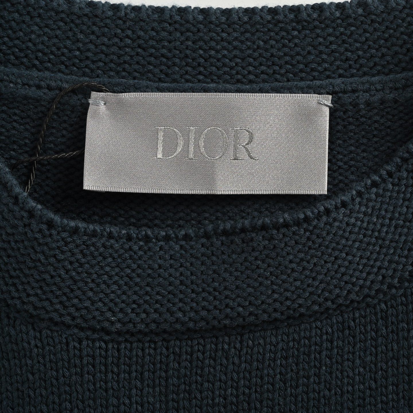 Dior/迪奥 25Fw 字母刺绣圆领毛衣 定制优选棉锦羊毛精混针织面料