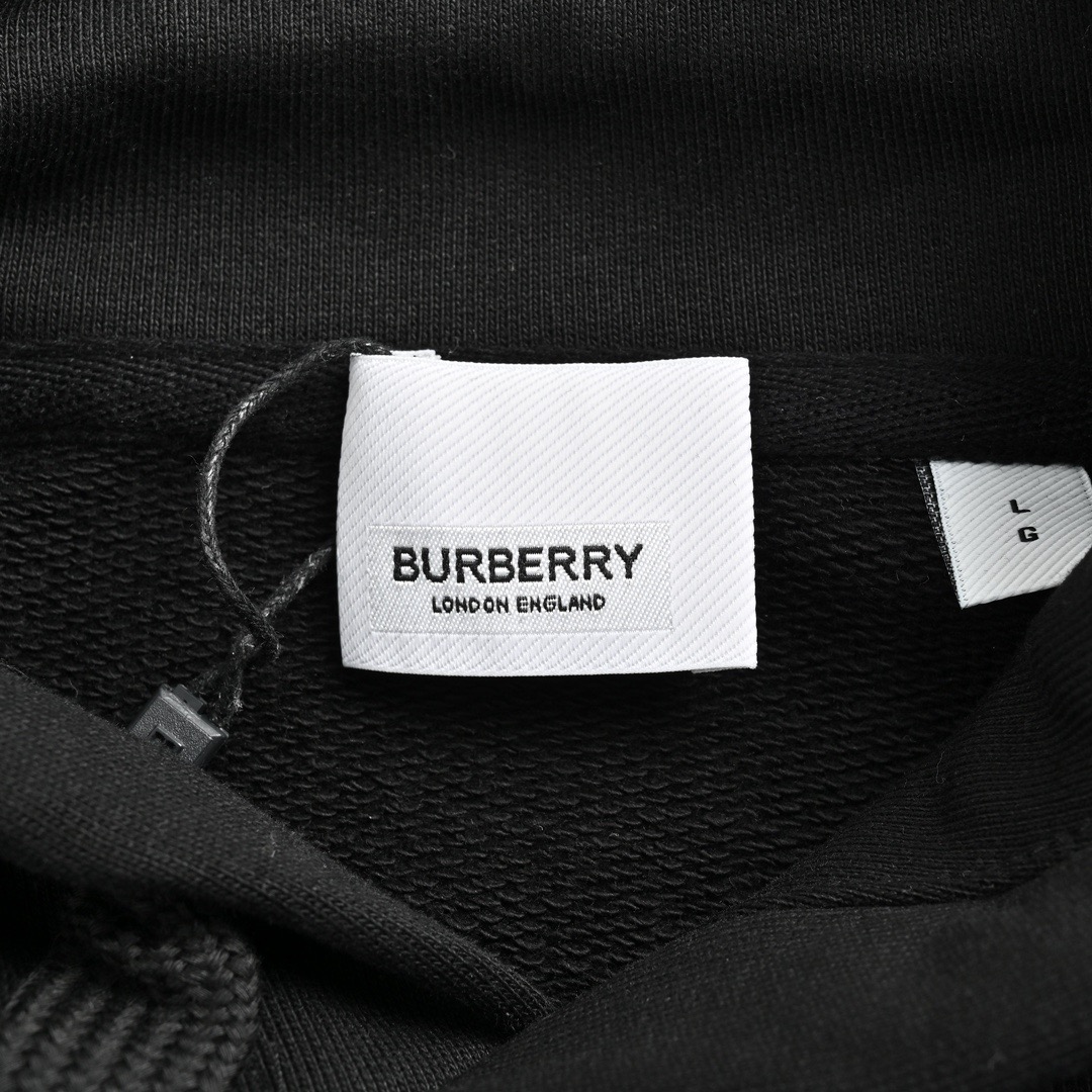 Burberry/巴宝莉 毛巾绣战马连帽卫衣