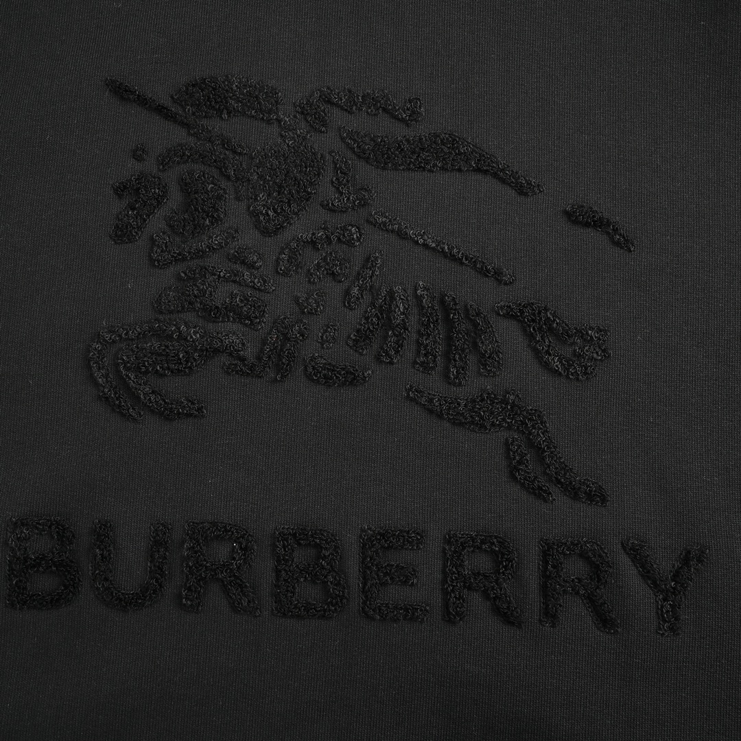 Burberry/巴宝莉 毛巾绣战马连帽卫衣
