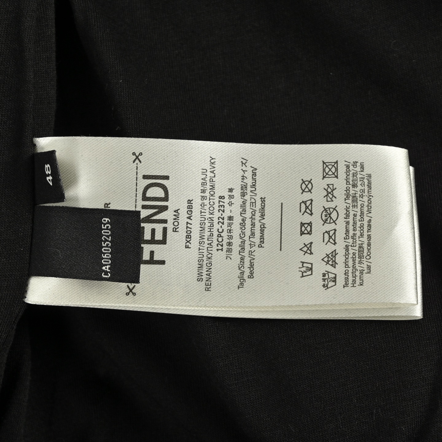 Fendi/芬迪 FF植绒拉链连帽外套