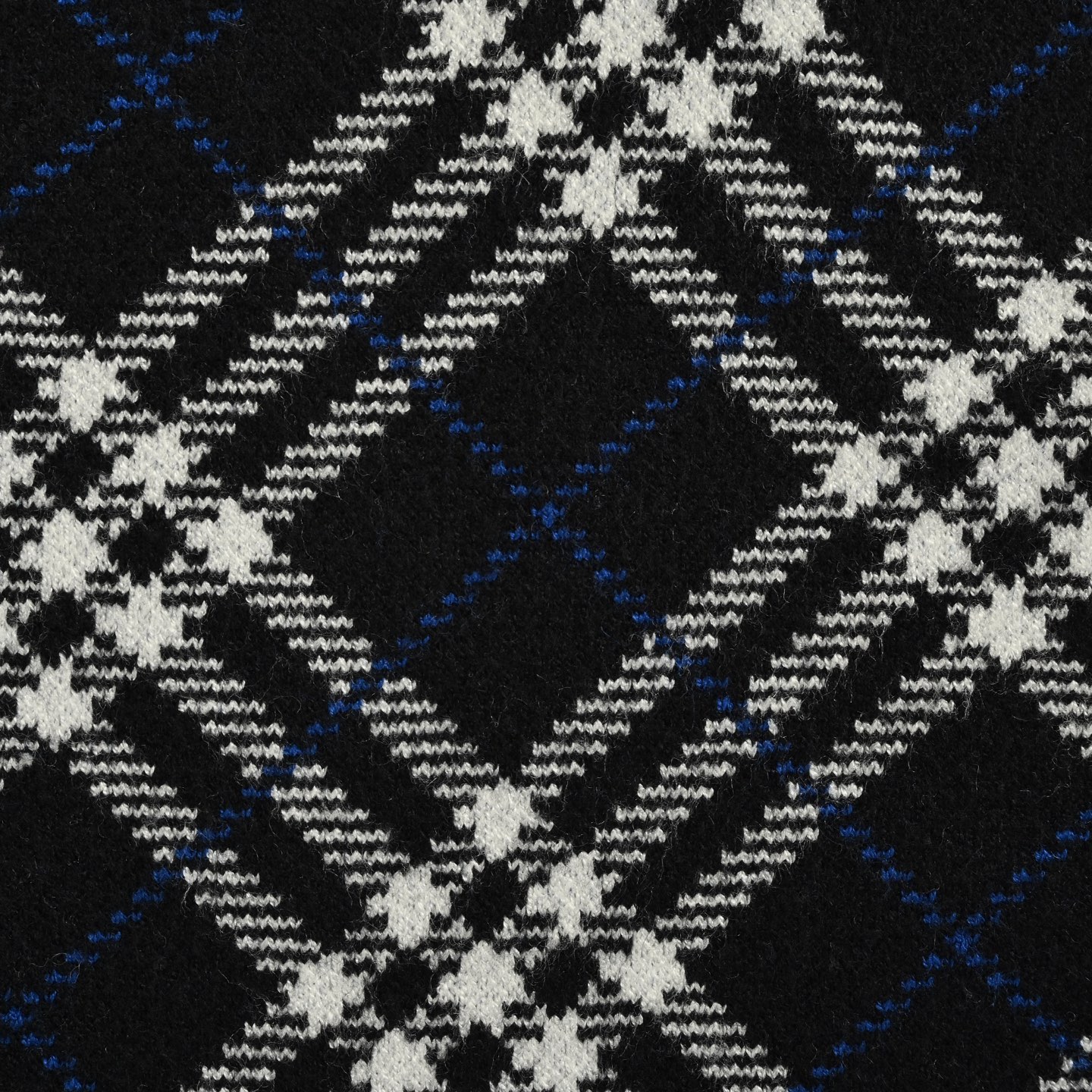 Burberry/巴宝莉 25Fw 斜格纹拉链毛衣开衫外套