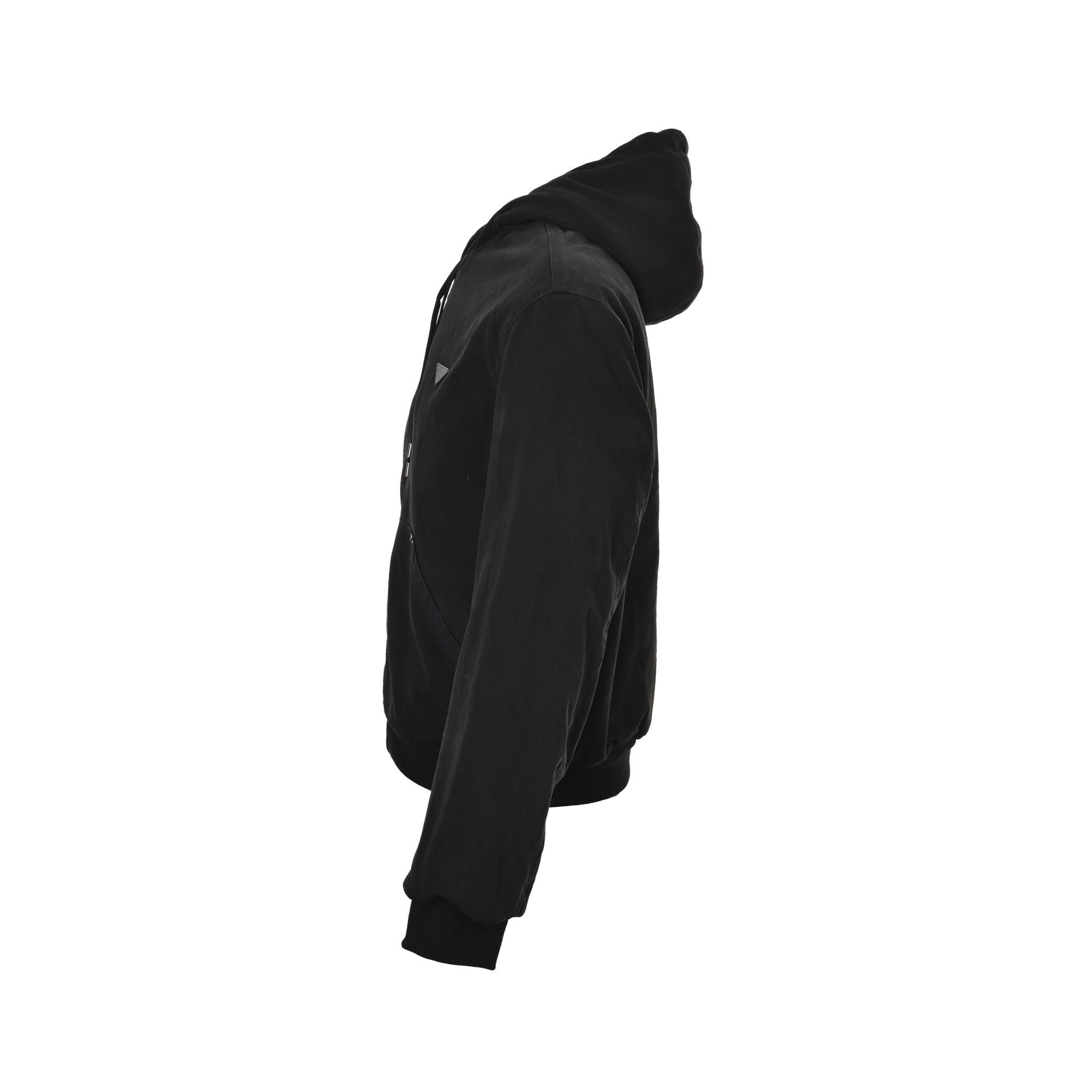 Prada/普拉达 25Fw 三角标连帽棉服外套