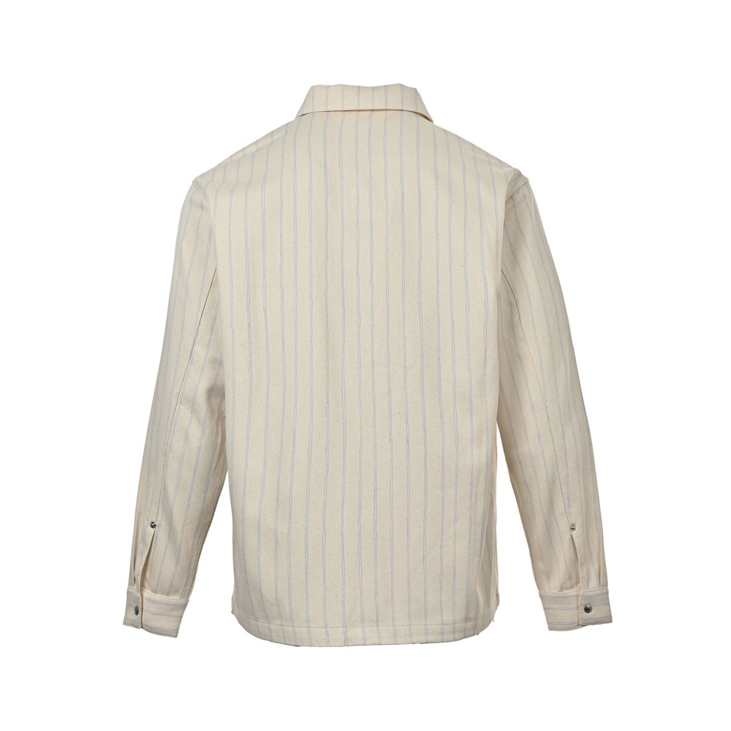 Dior/迪奥 25ss 条纹牛仔套装外套 条纹字母Logo印花单排扣长袖衬衫式夹克外套