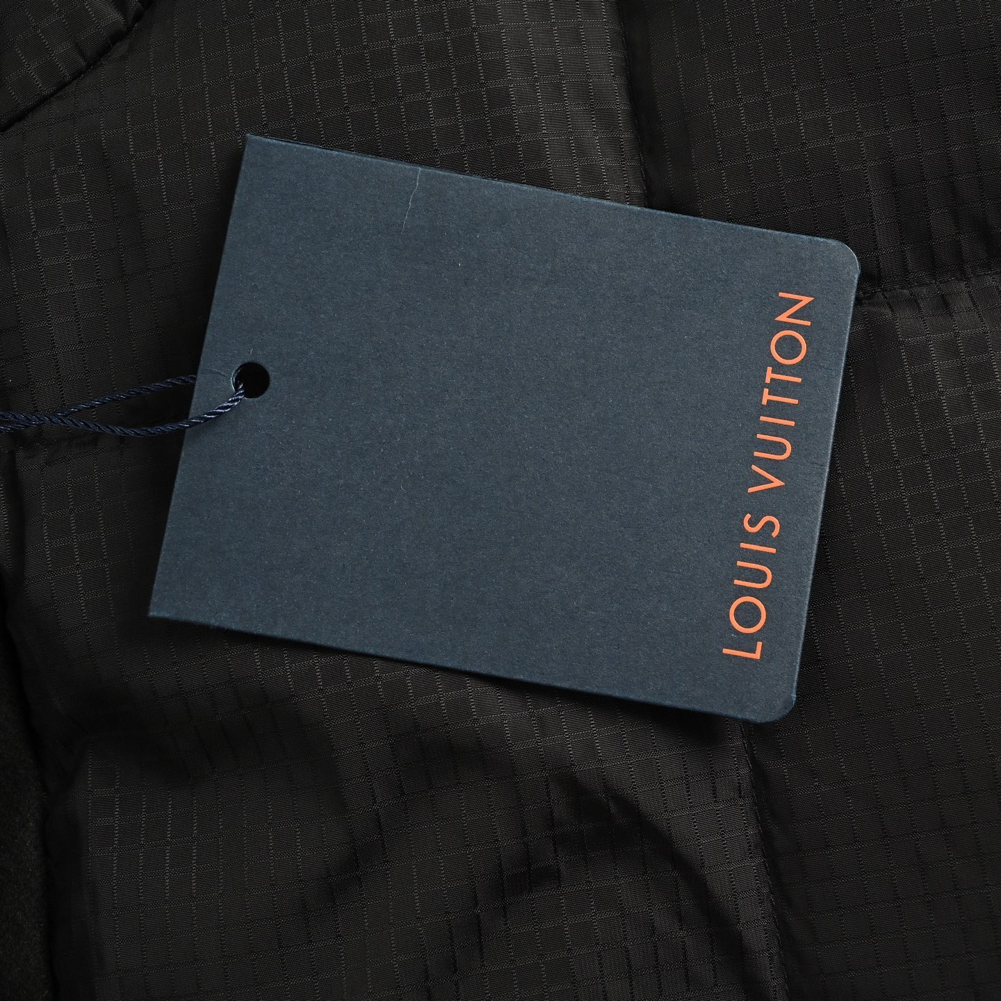 Louis Vuitton/路易威登 压花皮标细格纹连帽羽绒服