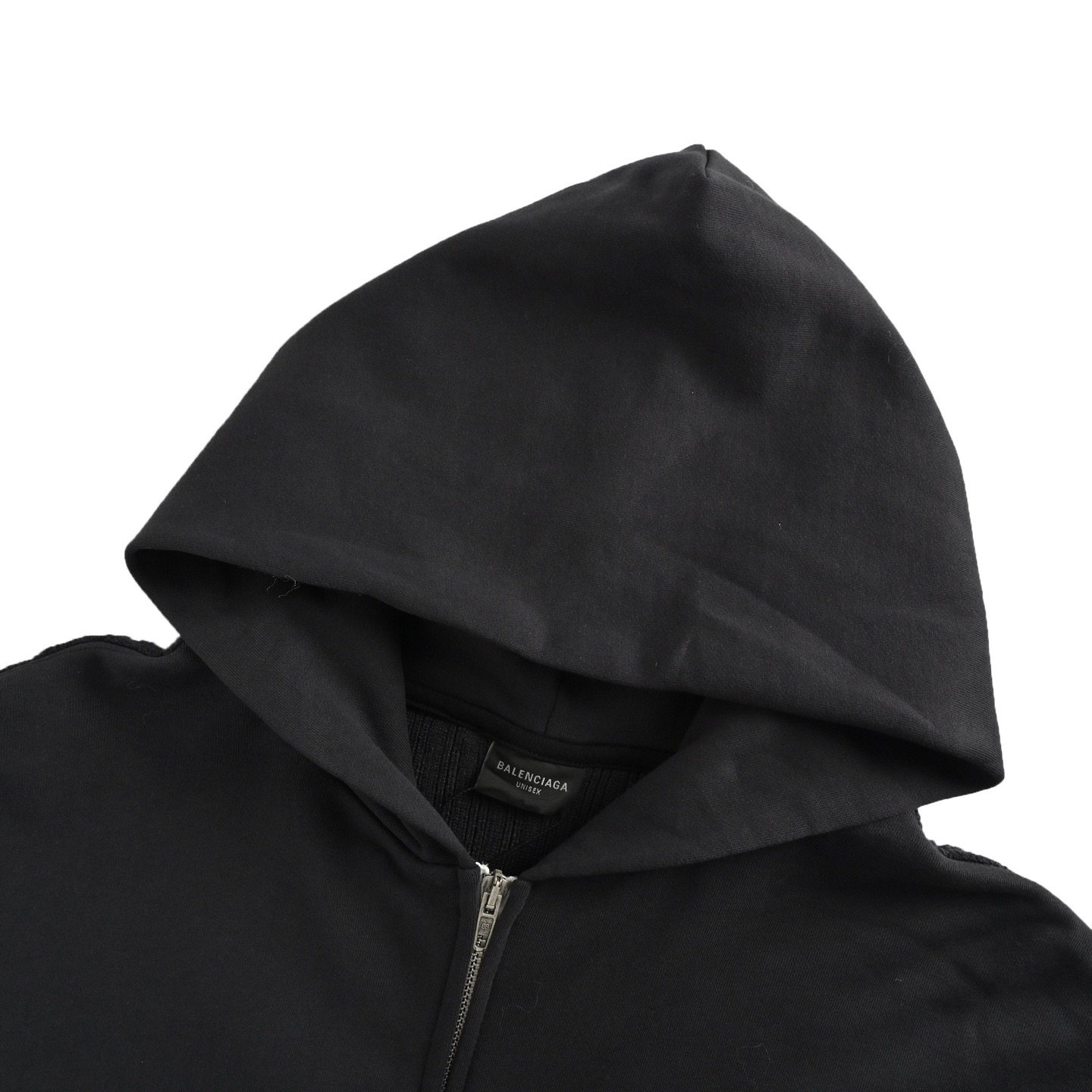 Balenciaga/巴黎世家 24Fw 前后拼接拉链连帽外套