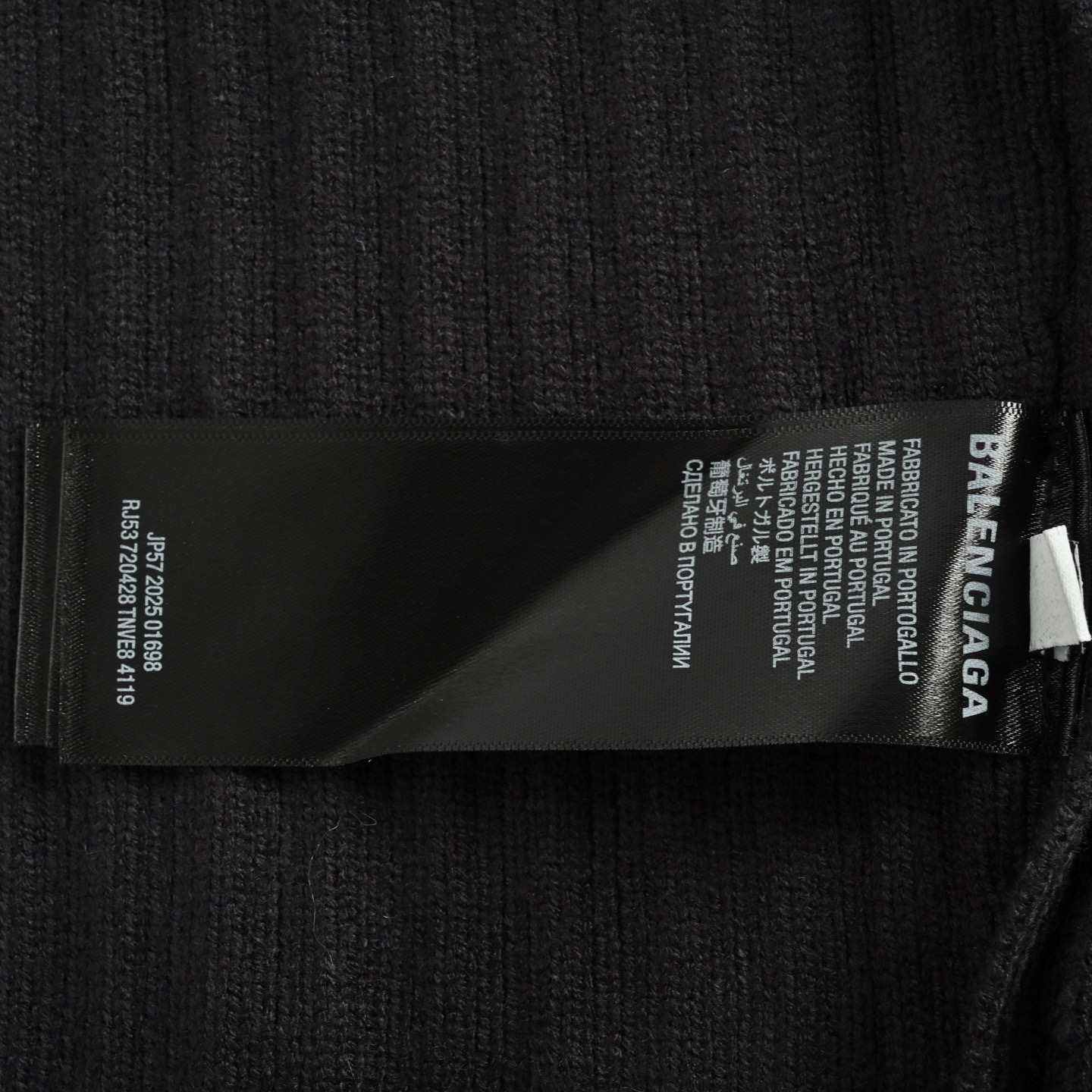 Balenciaga/巴黎世家 24Fw 前后拼接拉链连帽外套