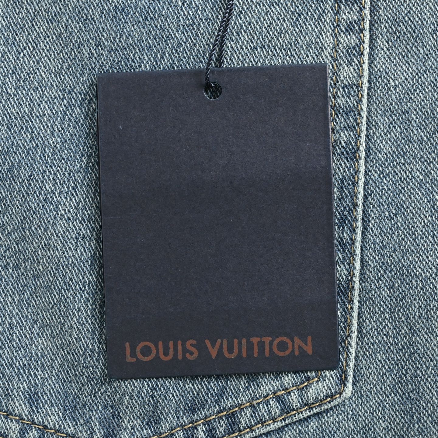 Louis Vuitton/路易威登 24Fw 破洞老花套装牛仔裤
