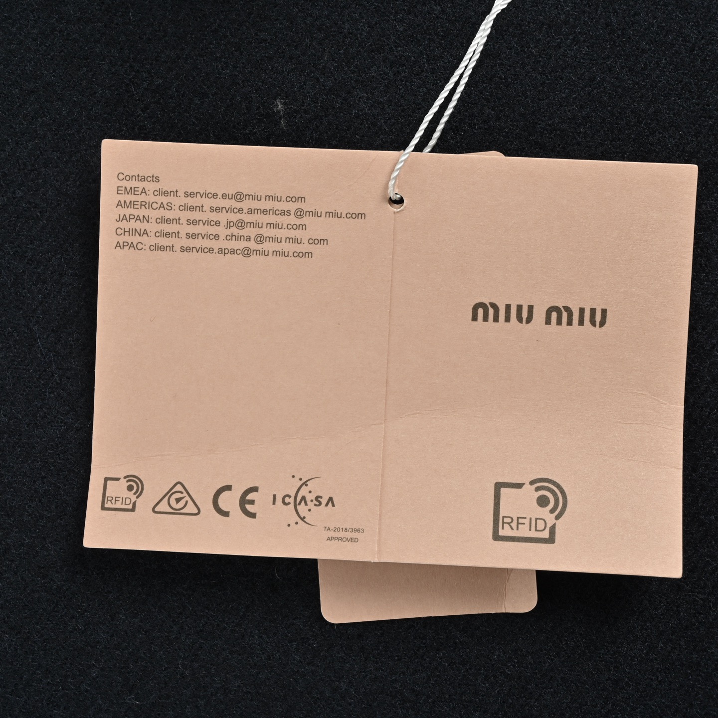 Miu Miu/缪缪 25Fw 羊毛呢棉服外套