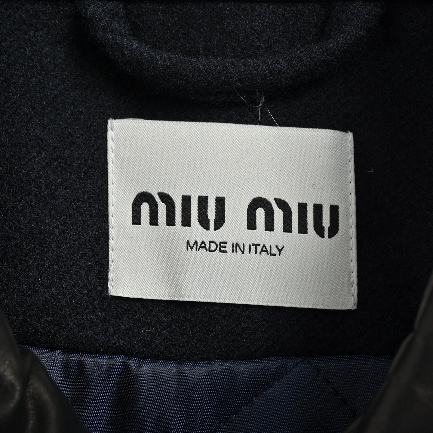 Miu Miu/缪缪 25Fw 羊毛呢棉服外套