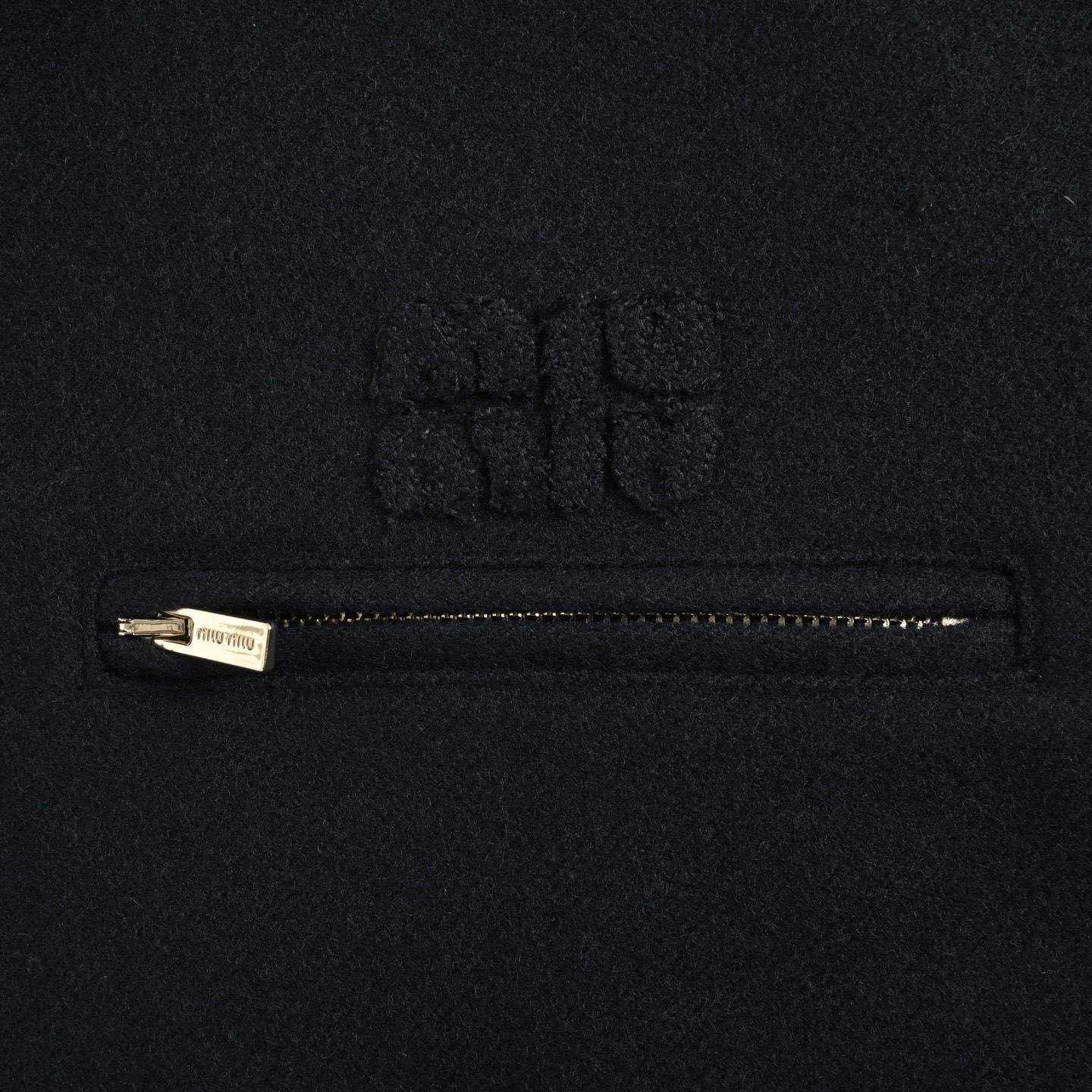 Miu Miu/缪缪 25Fw 羊毛呢棉服外套