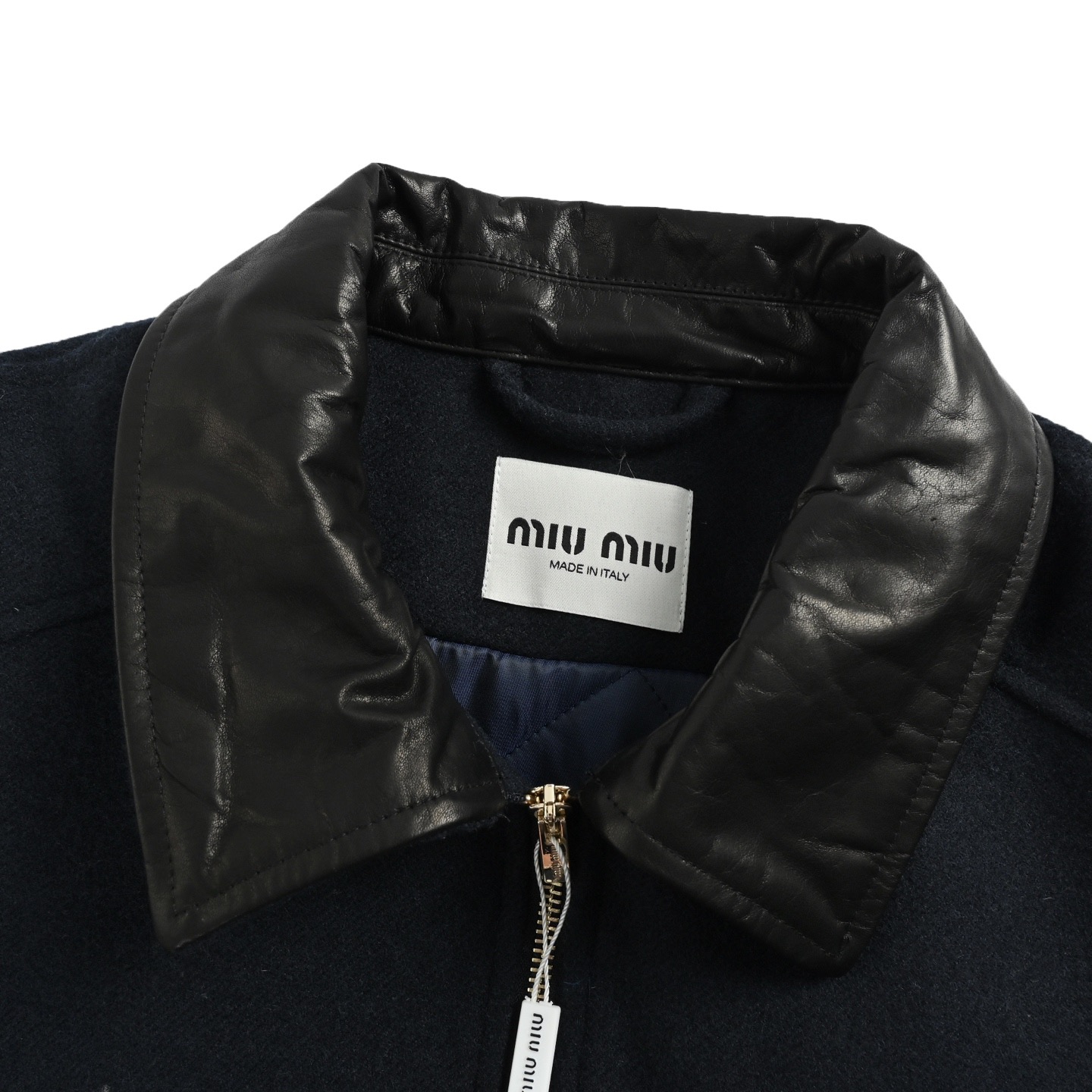 Miu Miu/缪缪 25Fw 羊毛呢棉服外套