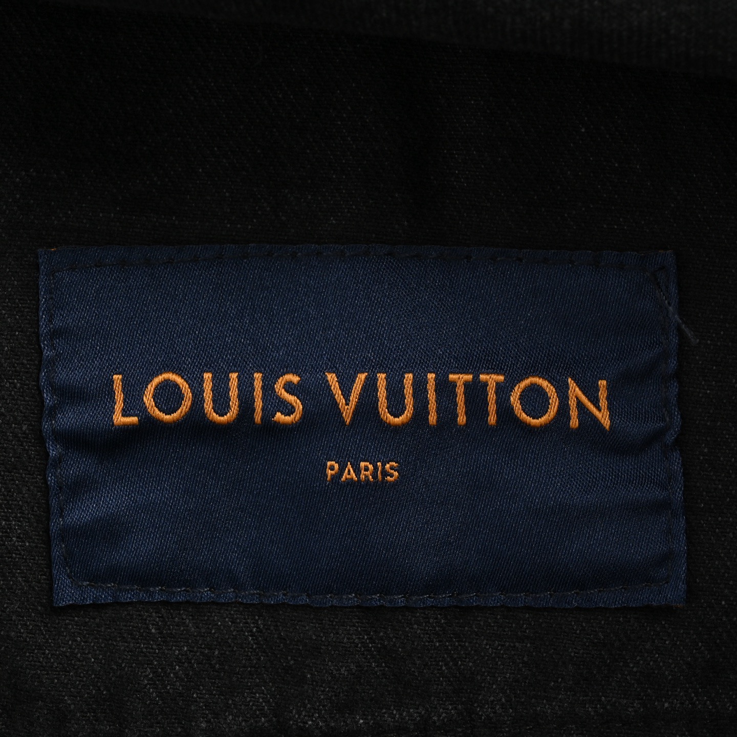 Louis Vuitton/路易威登 老花浮雕水洗牛仔外套 蓝色/黑色